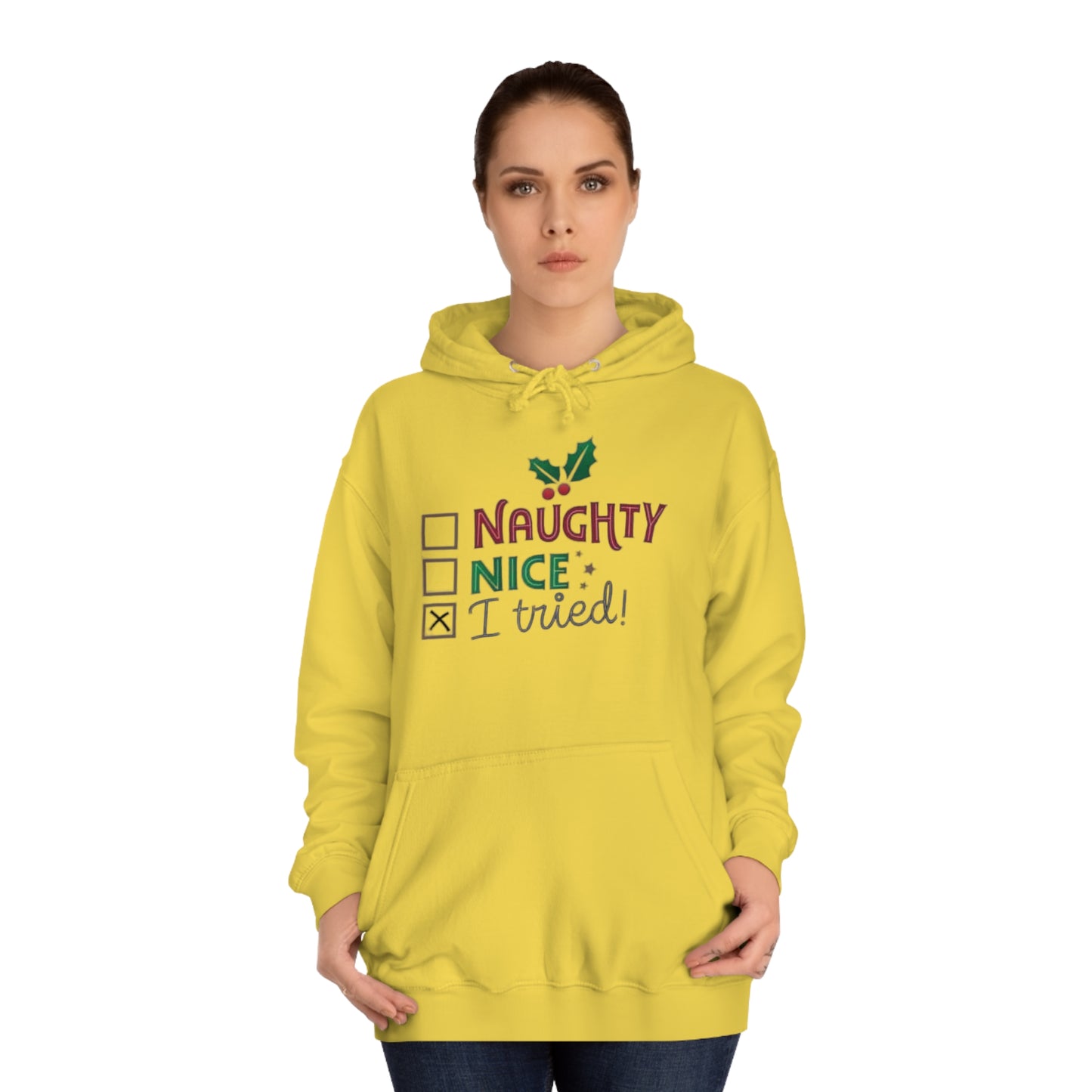 I Tried Hoodie Printify