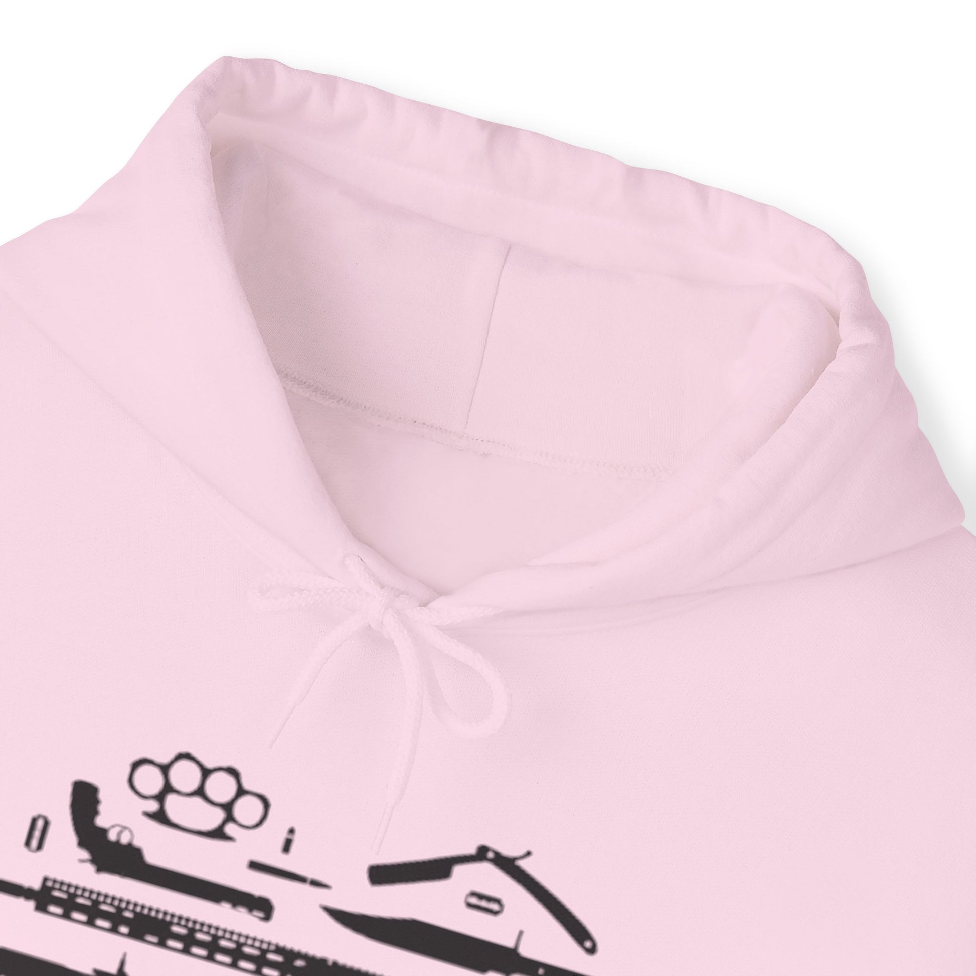 Love Guns Hooded Sweatshirt Printify