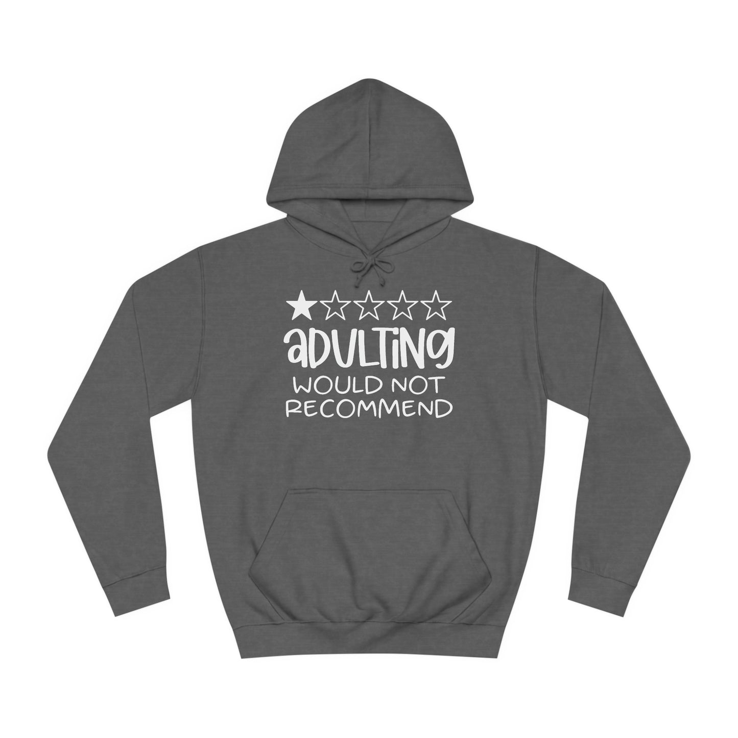 Adulting Hoodie Printify