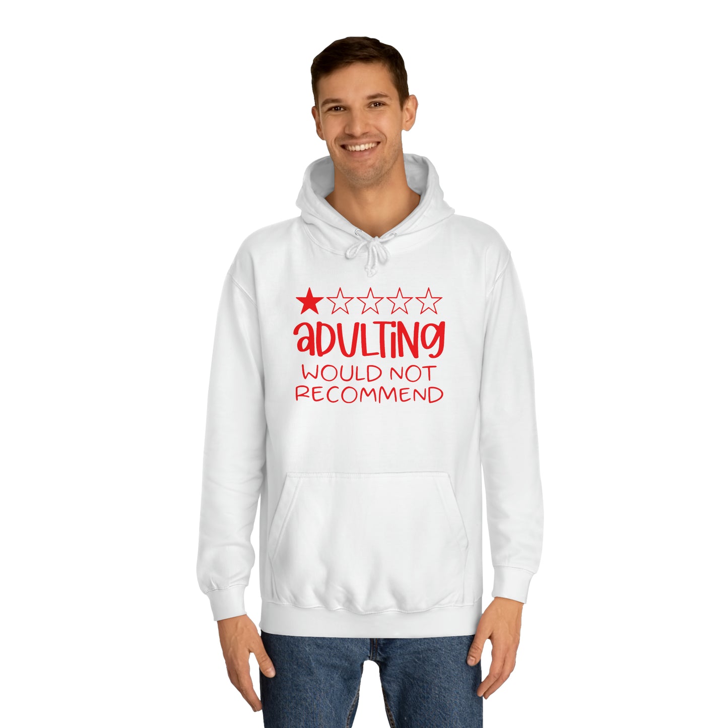 Adulting Hoodie Printify