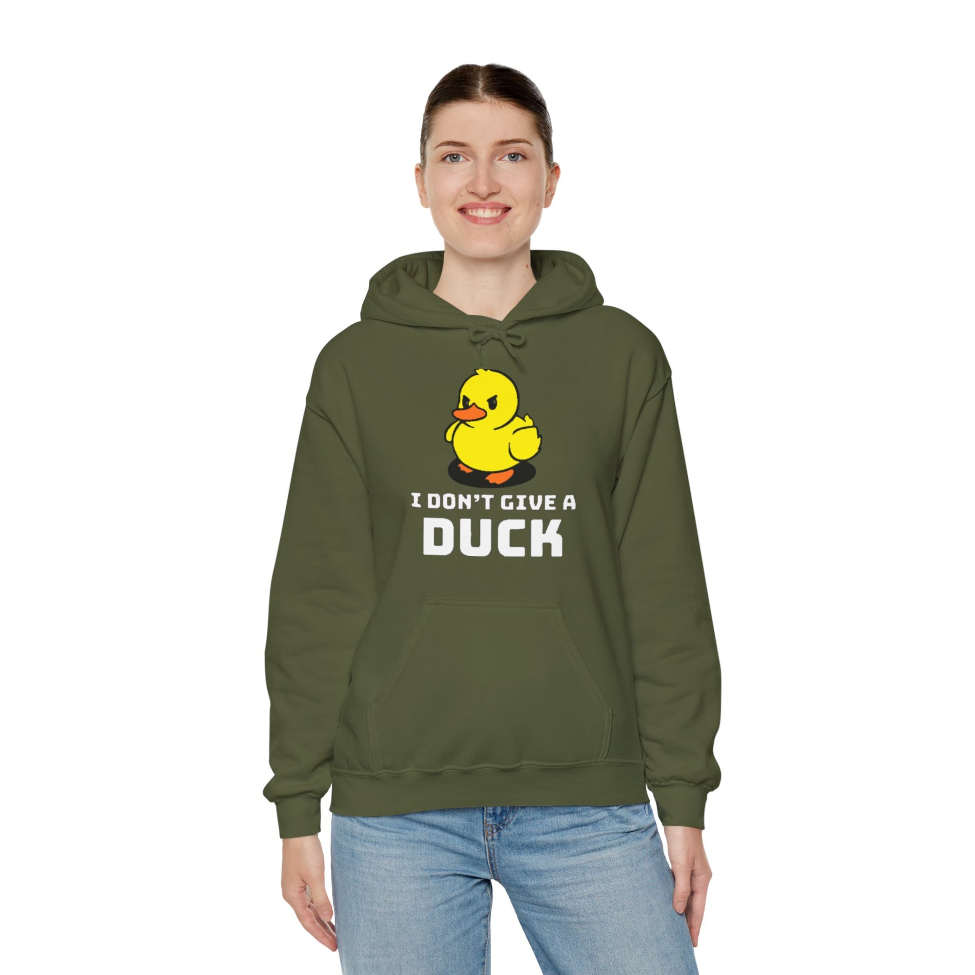Duck Hooded Sweatshirt Printify