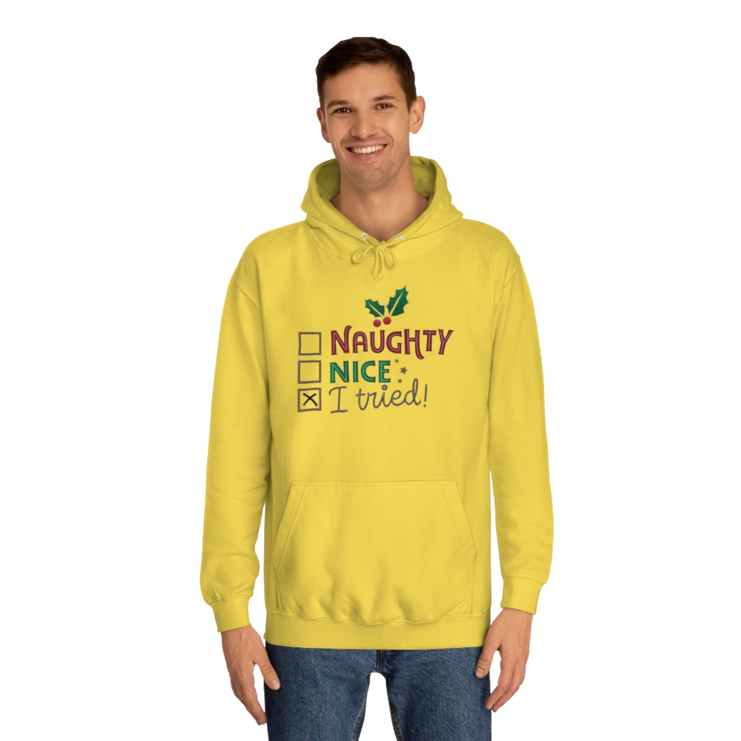 I Tried Hoodie Printify