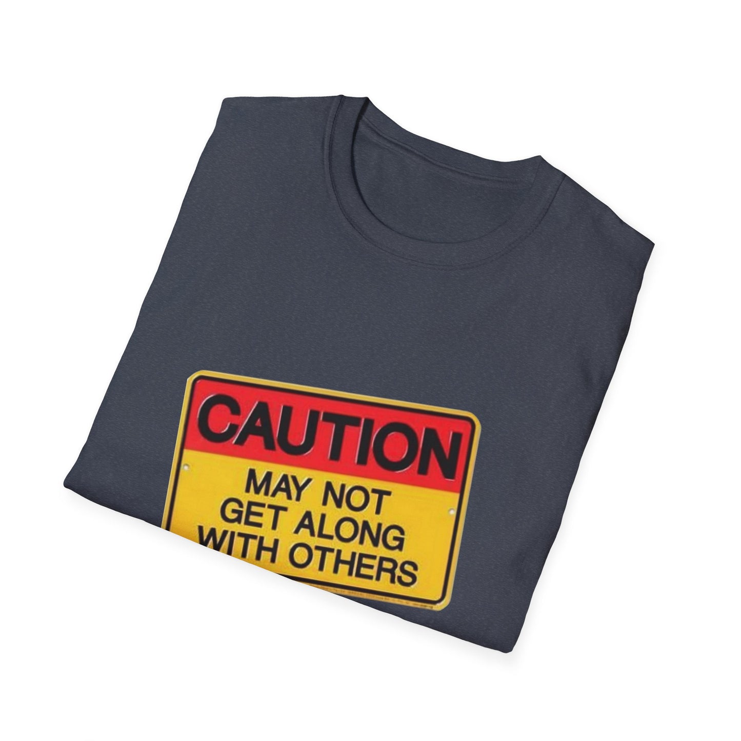 Caution T-Shirt Printify