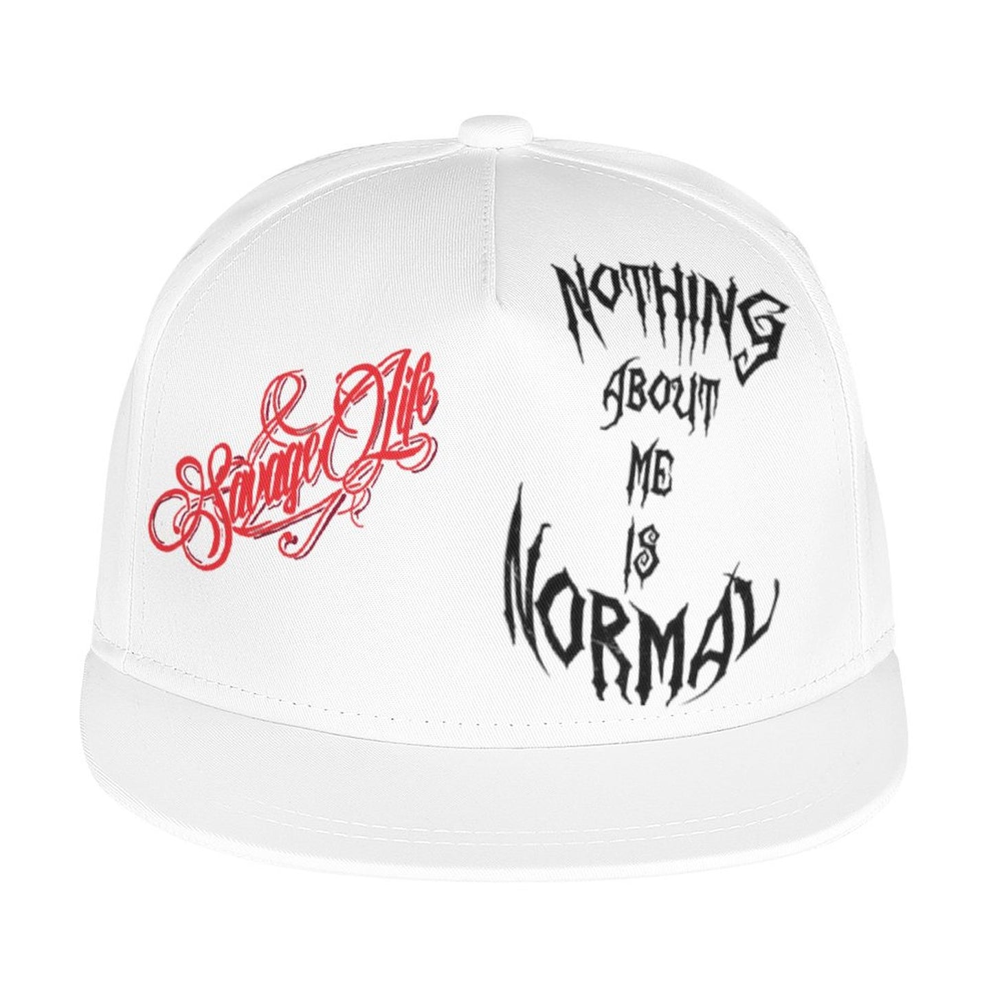 Savage Life Flat Brim Hat SALE-Personal Design