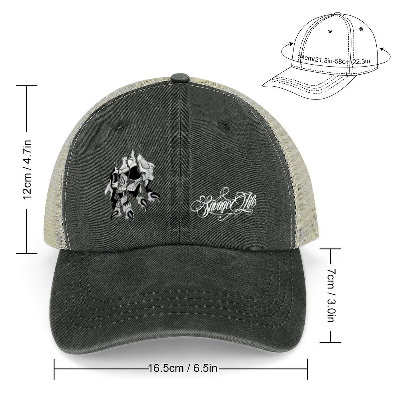 Savage Life Casual Hat SALE-Personal Design