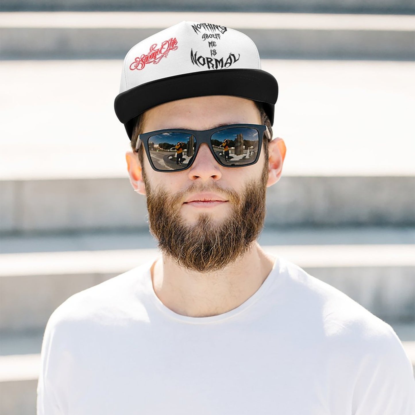 Savage Life Flat Brim Hat SALE-Personal Design