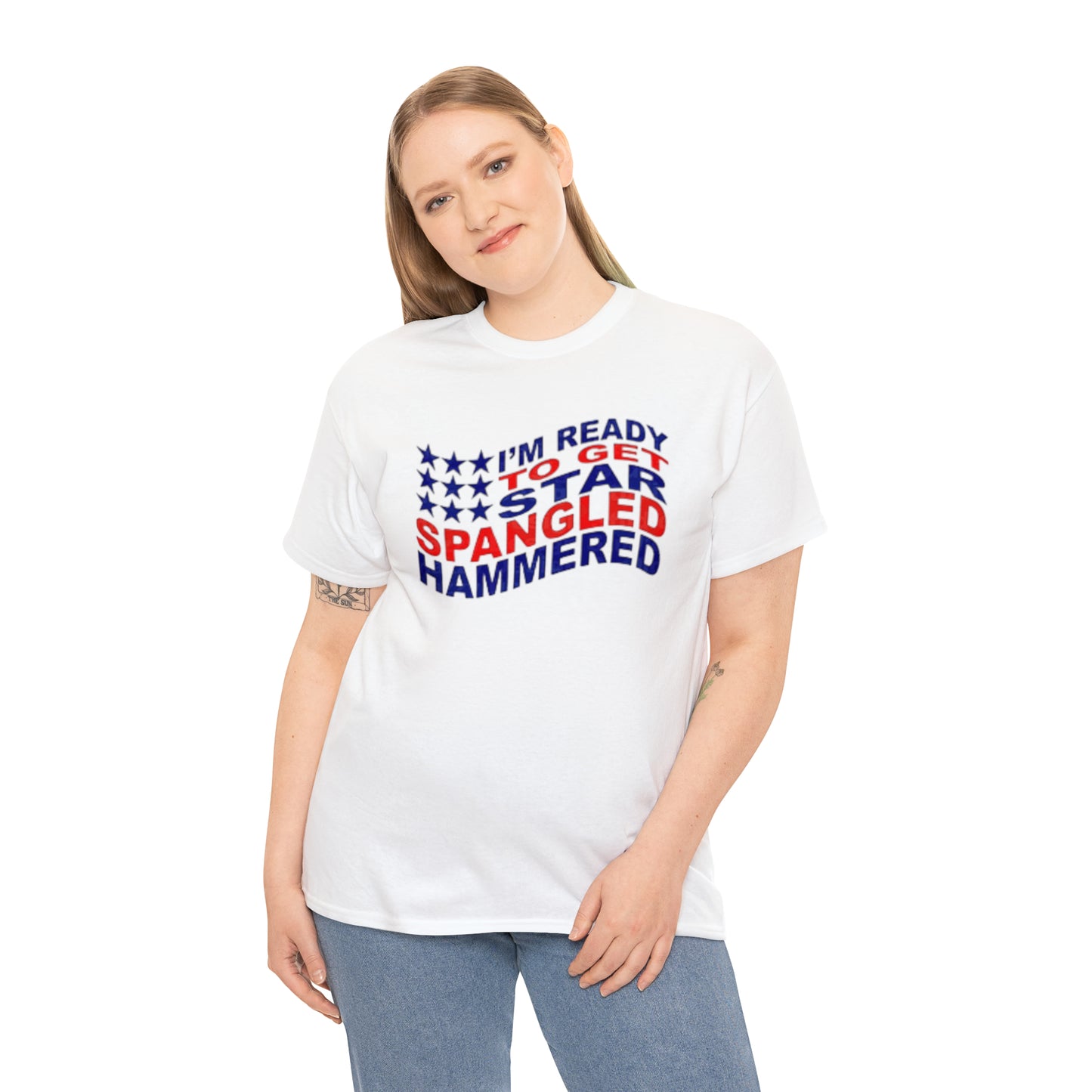 Star-Spangled Hammered Tee