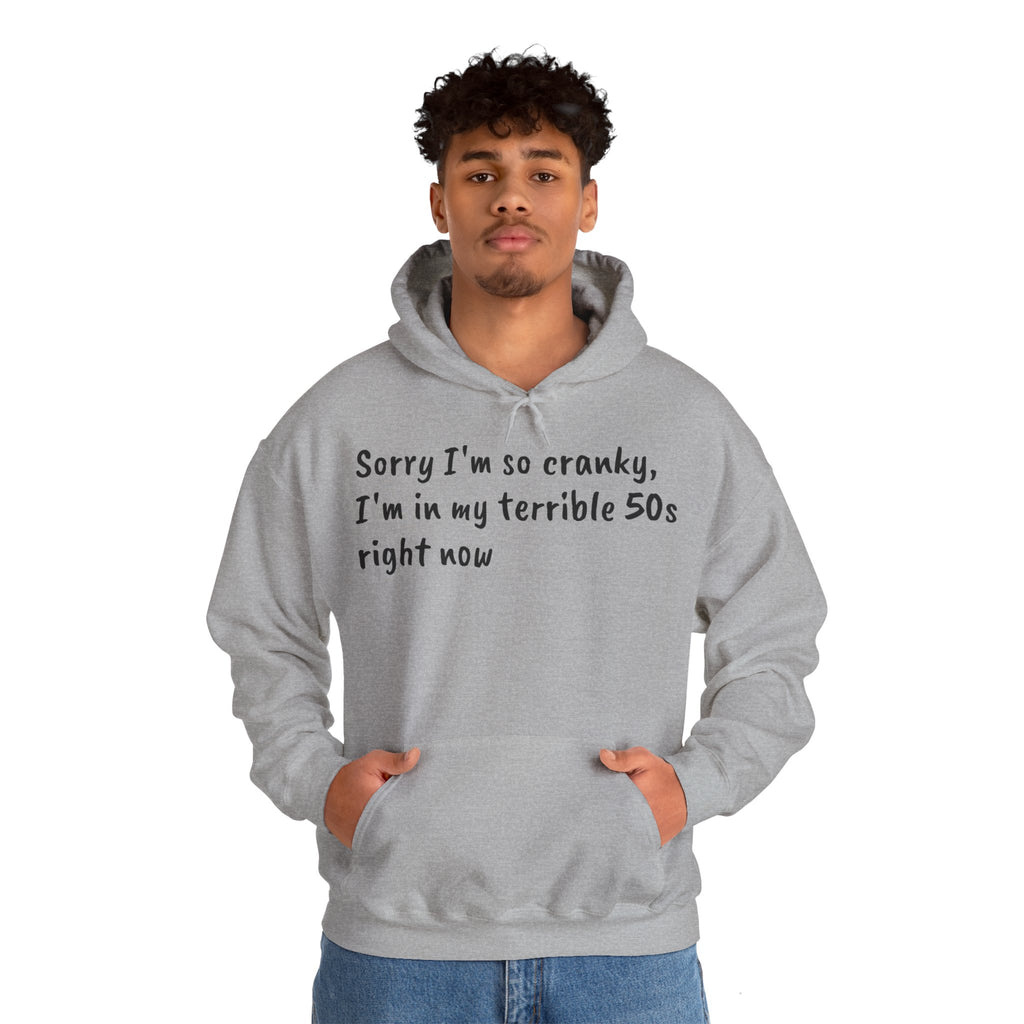 Terrible 50s Hooded Sweatshirt Printify