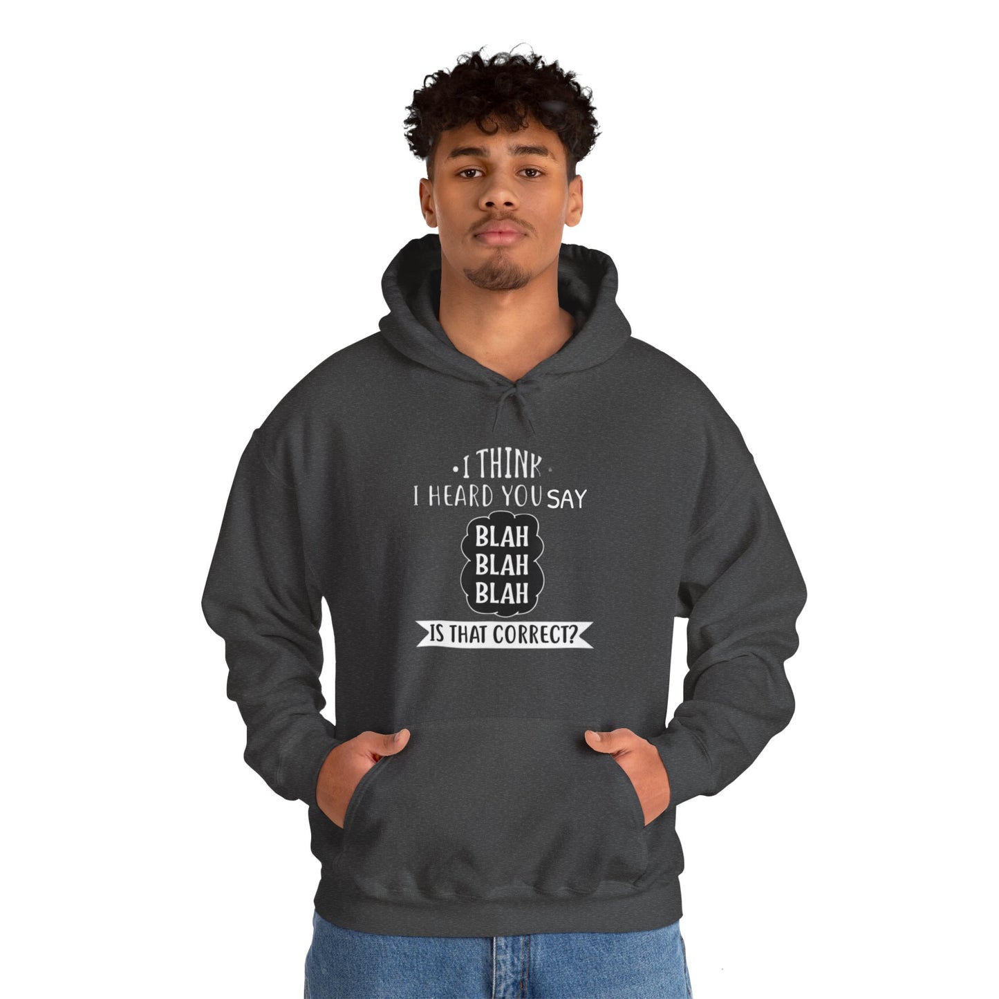 Bla Bla Bla Hoodie Sweatshirt Printify