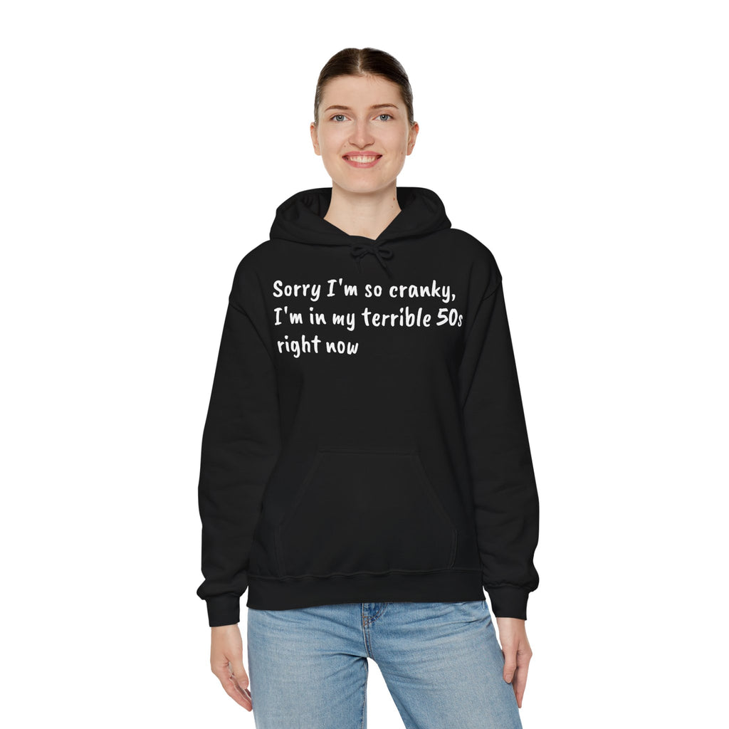 Terrible 50s Hooded Sweatshirt Printify