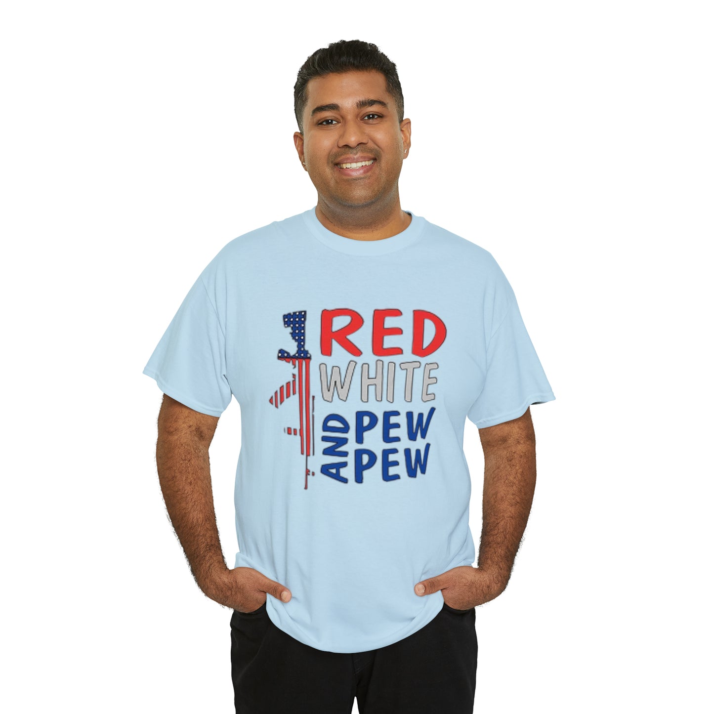 Red, White, and Pew Pew Pew Tee