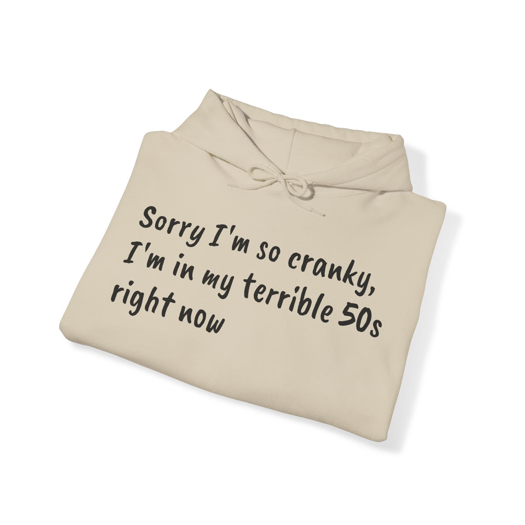 Terrible 50s Hooded Sweatshirt Printify