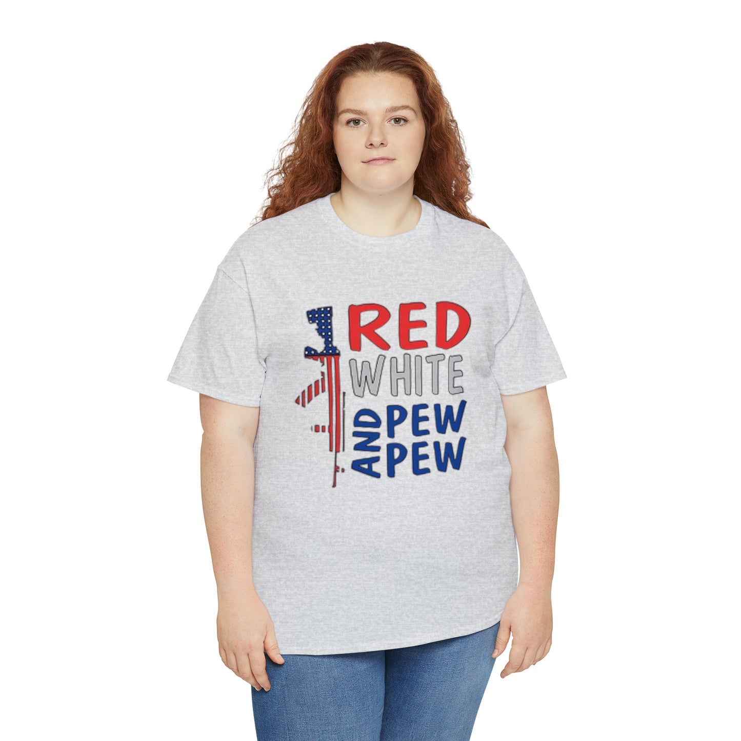 Red, White, and Pew Pew Pew Tee