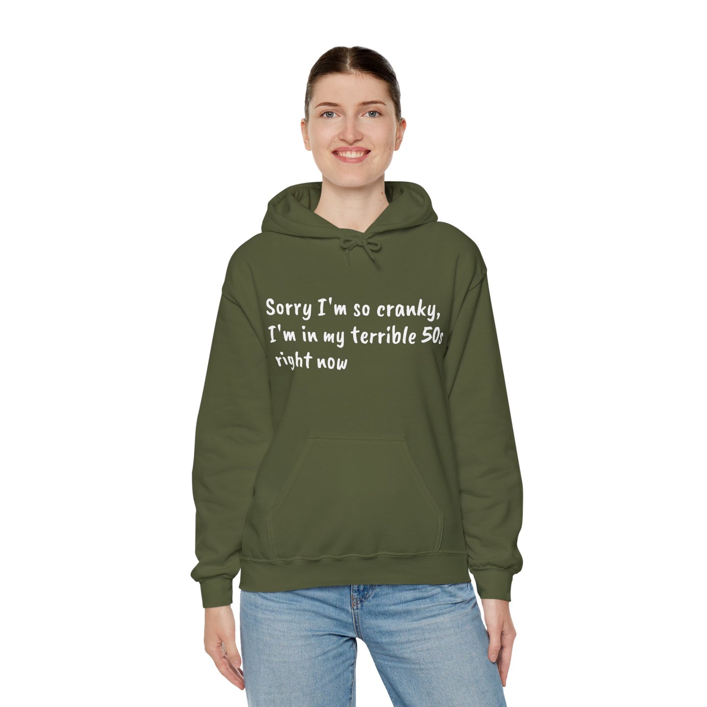 Terrible 50s Hooded Sweatshirt Printify