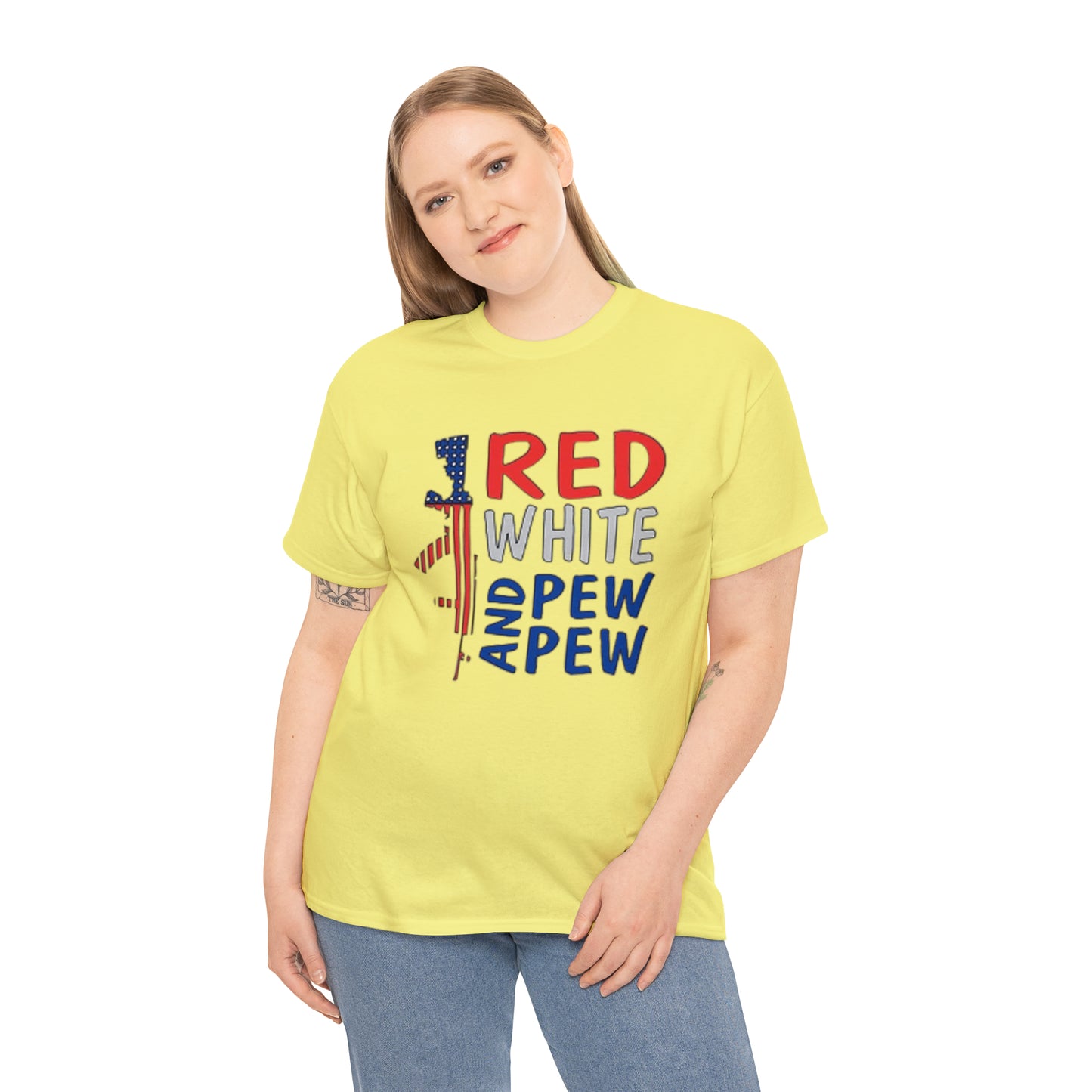 Red, White, and Pew Pew Pew Tee