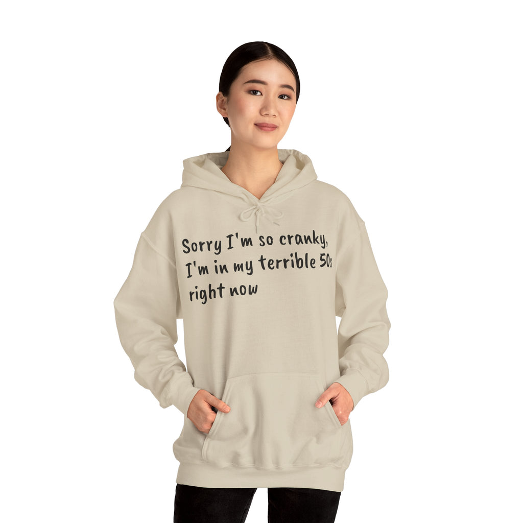 Terrible 50s Hooded Sweatshirt Printify