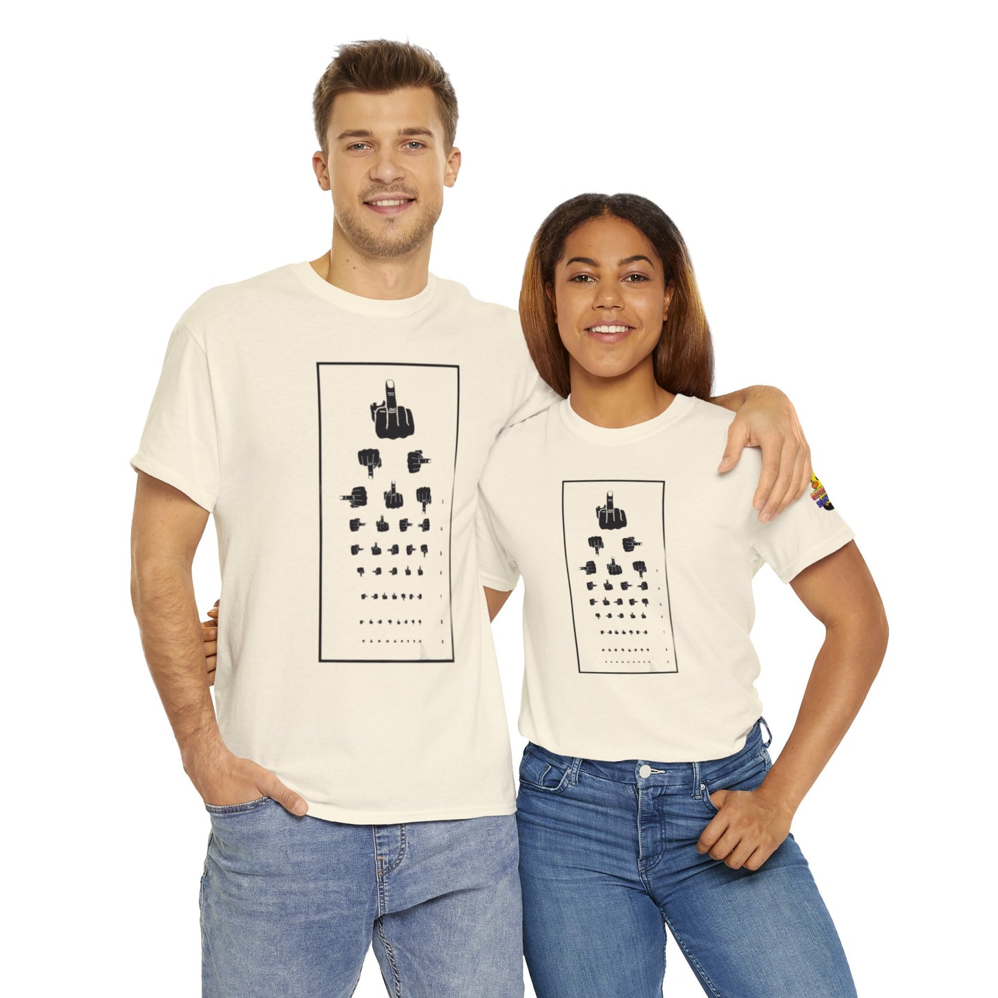 Eye Chart Tee Printify