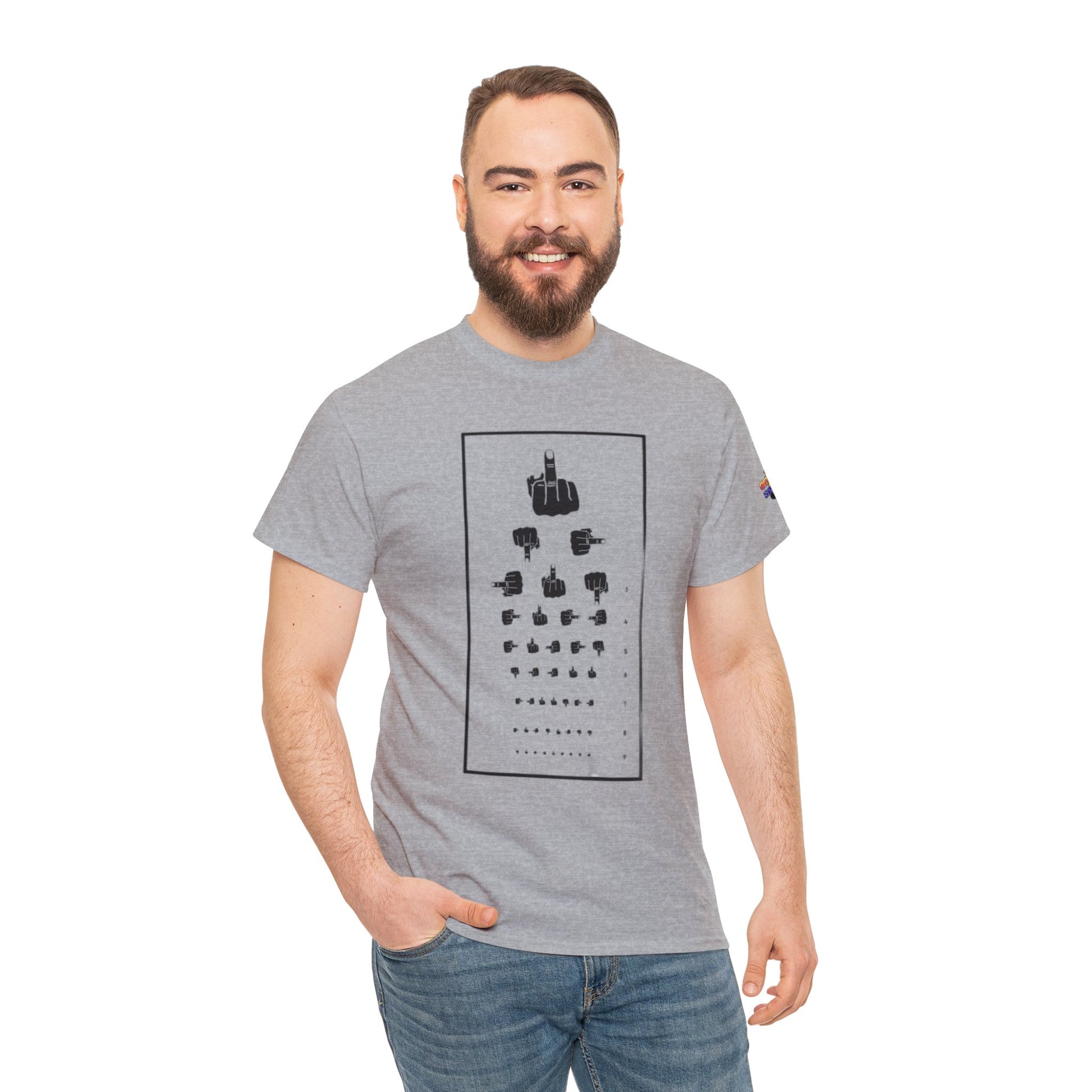 Eye Chart Tee Printify