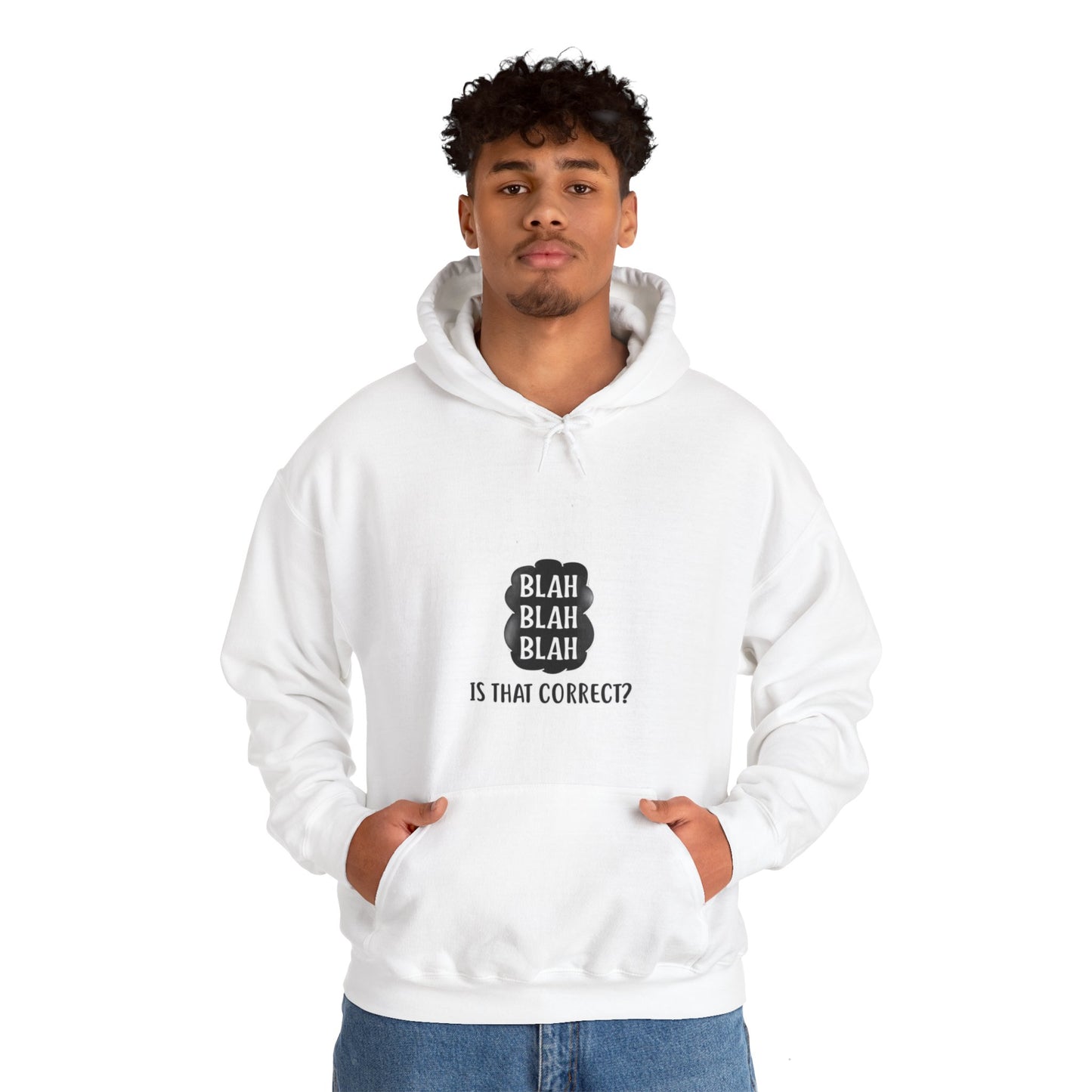 Bla Bla Bla Hoodie Sweatshirt Printify