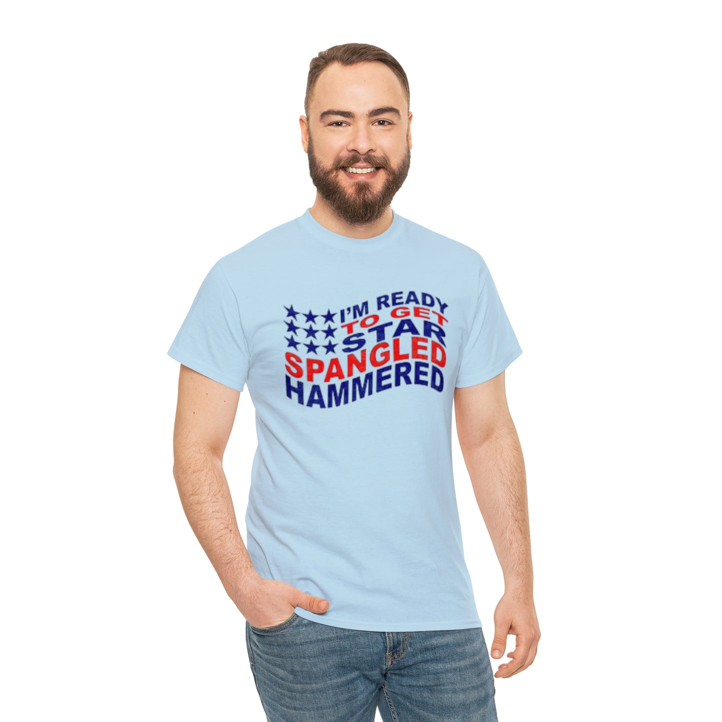 Star-Spangled Hammered Tee