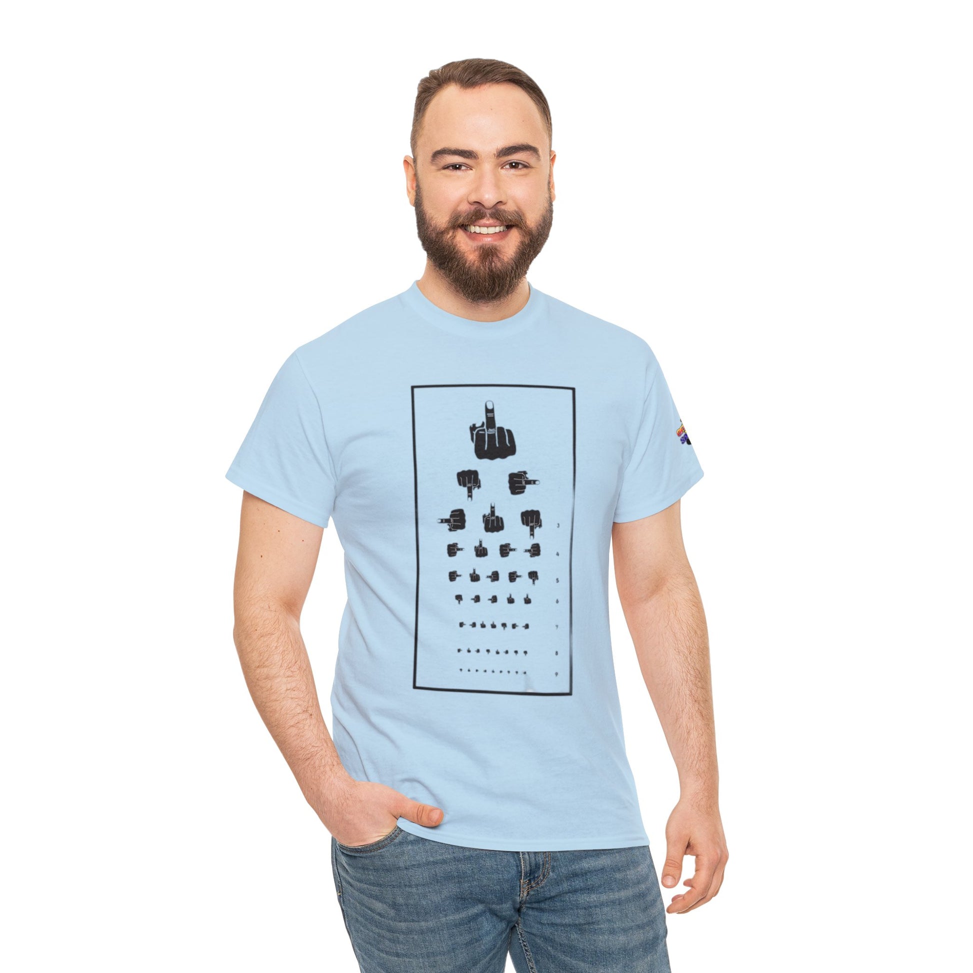 Eye Chart Tee Printify