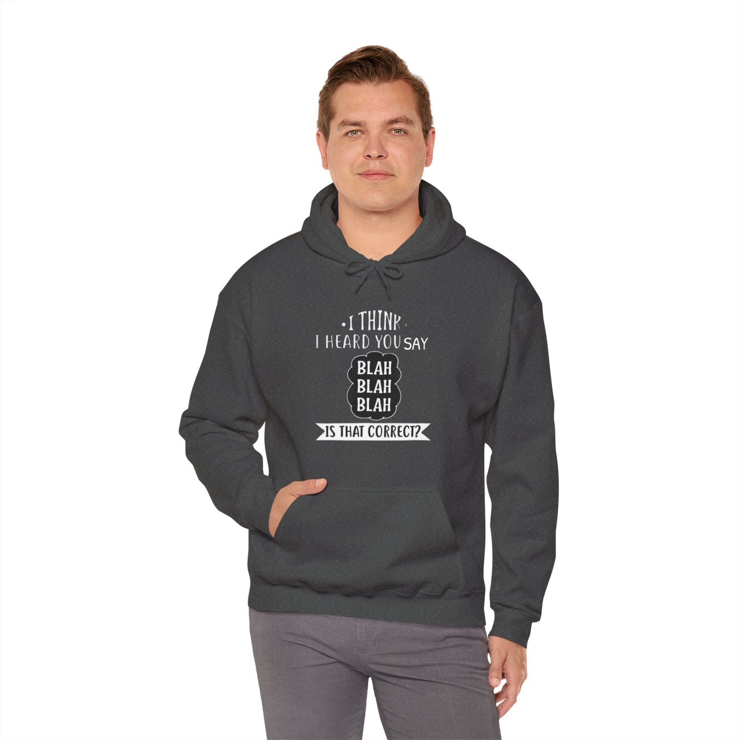 Bla Bla Bla Hoodie Sweatshirt Printify