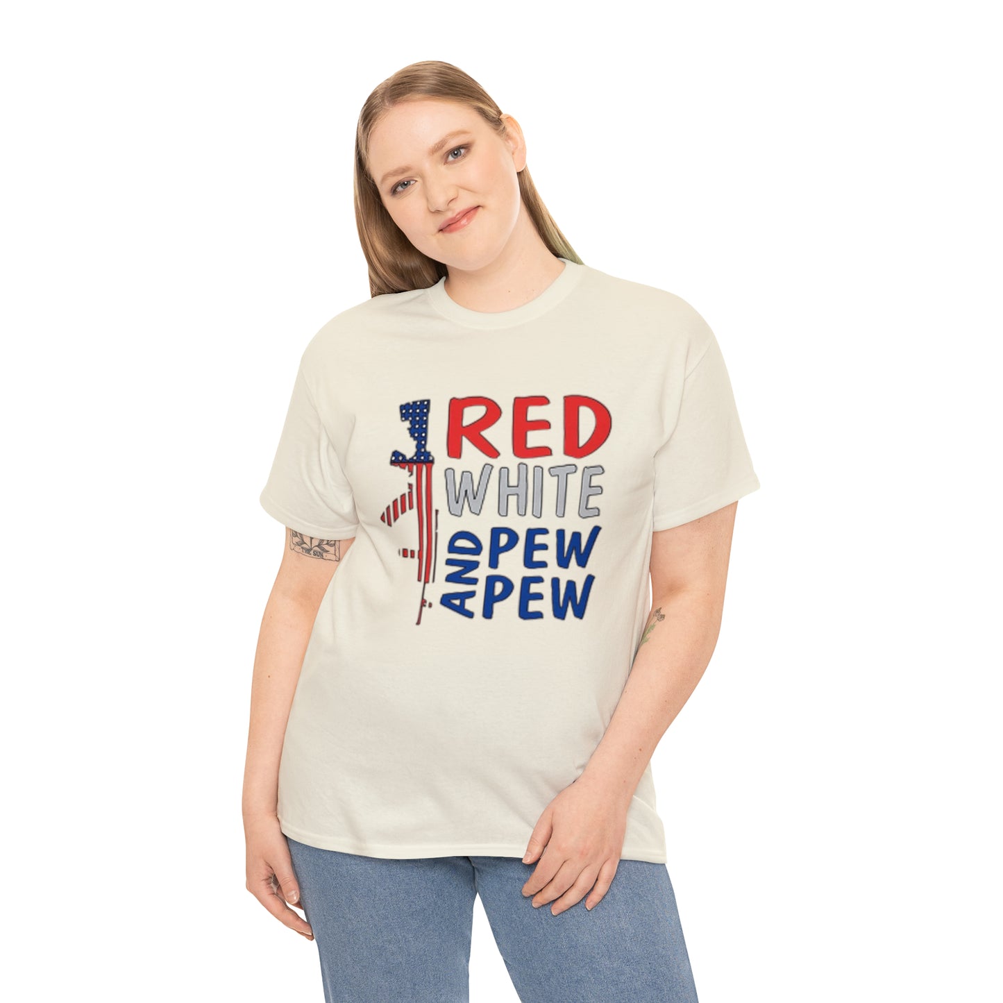 Red, White, and Pew Pew Pew Tee