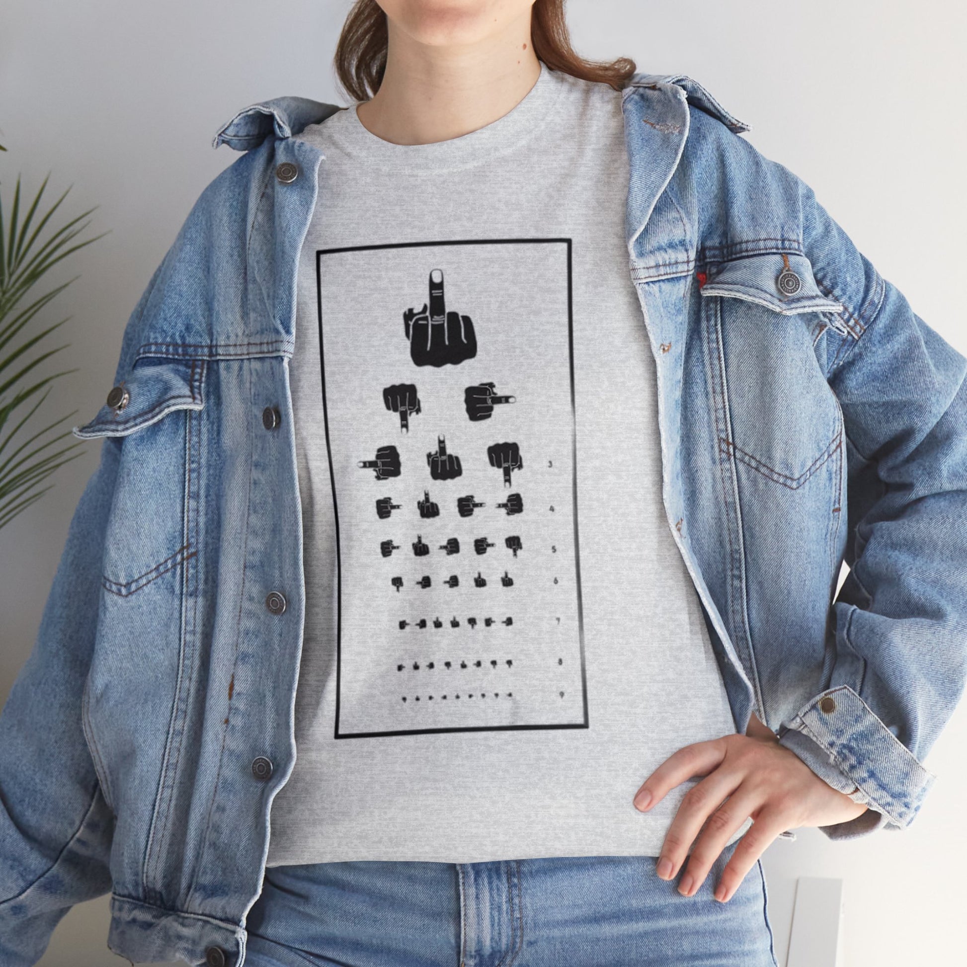 Eye Chart Tee Printify