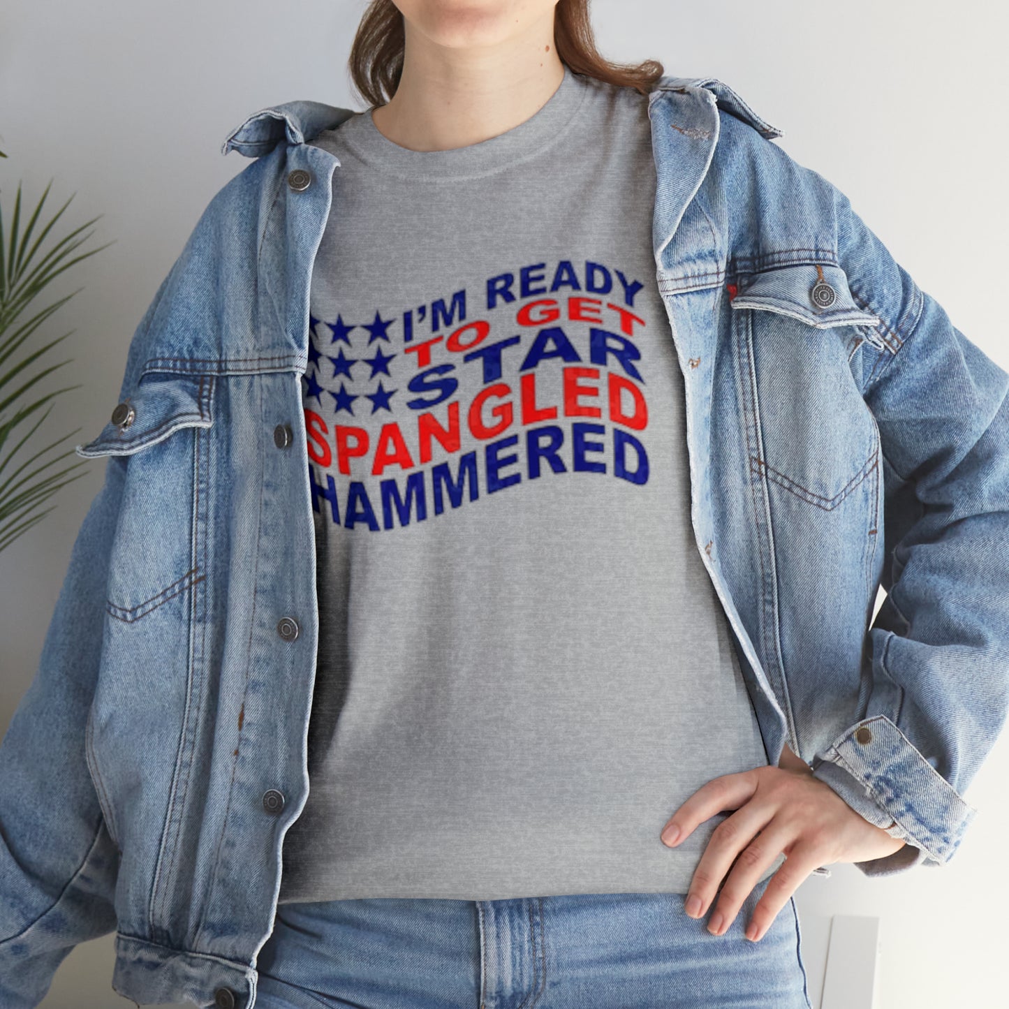 Star-Spangled Hammered Tee