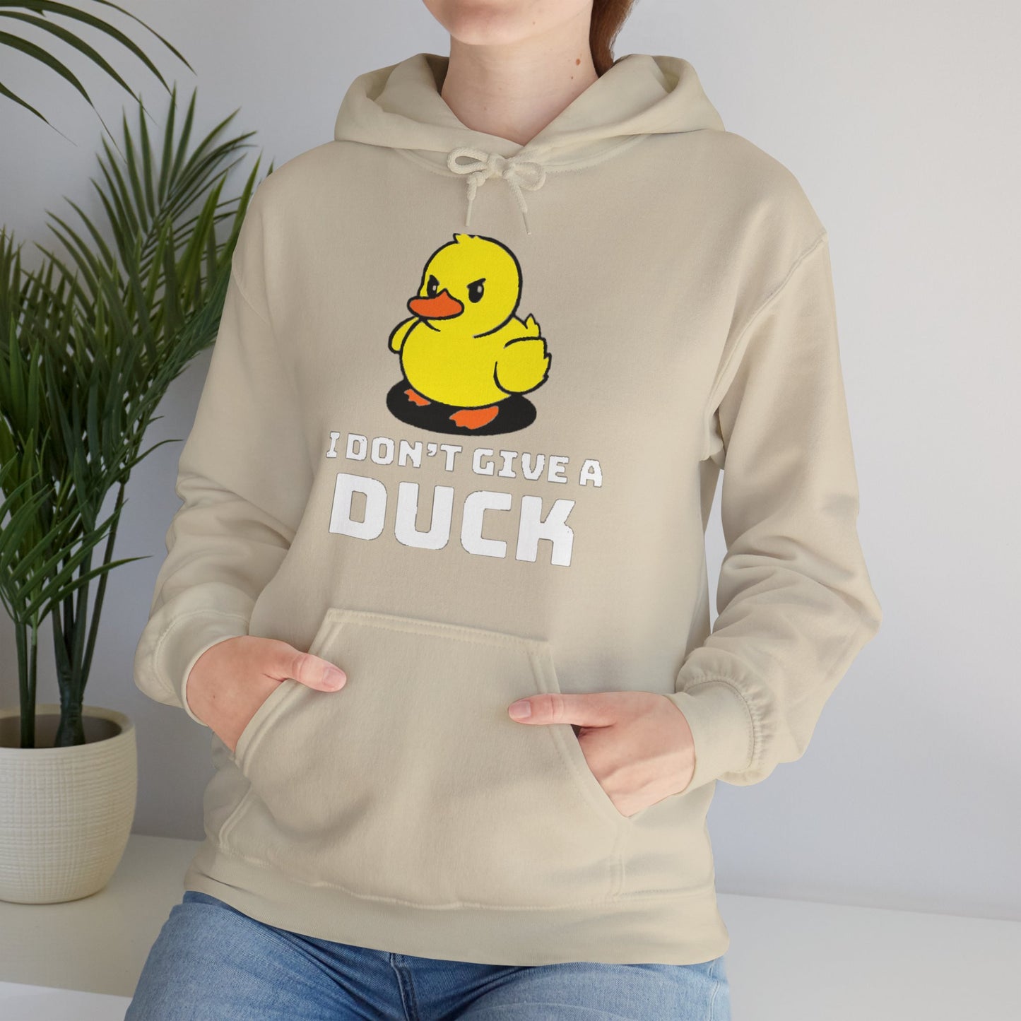 Duck Hooded Sweatshirt Printify