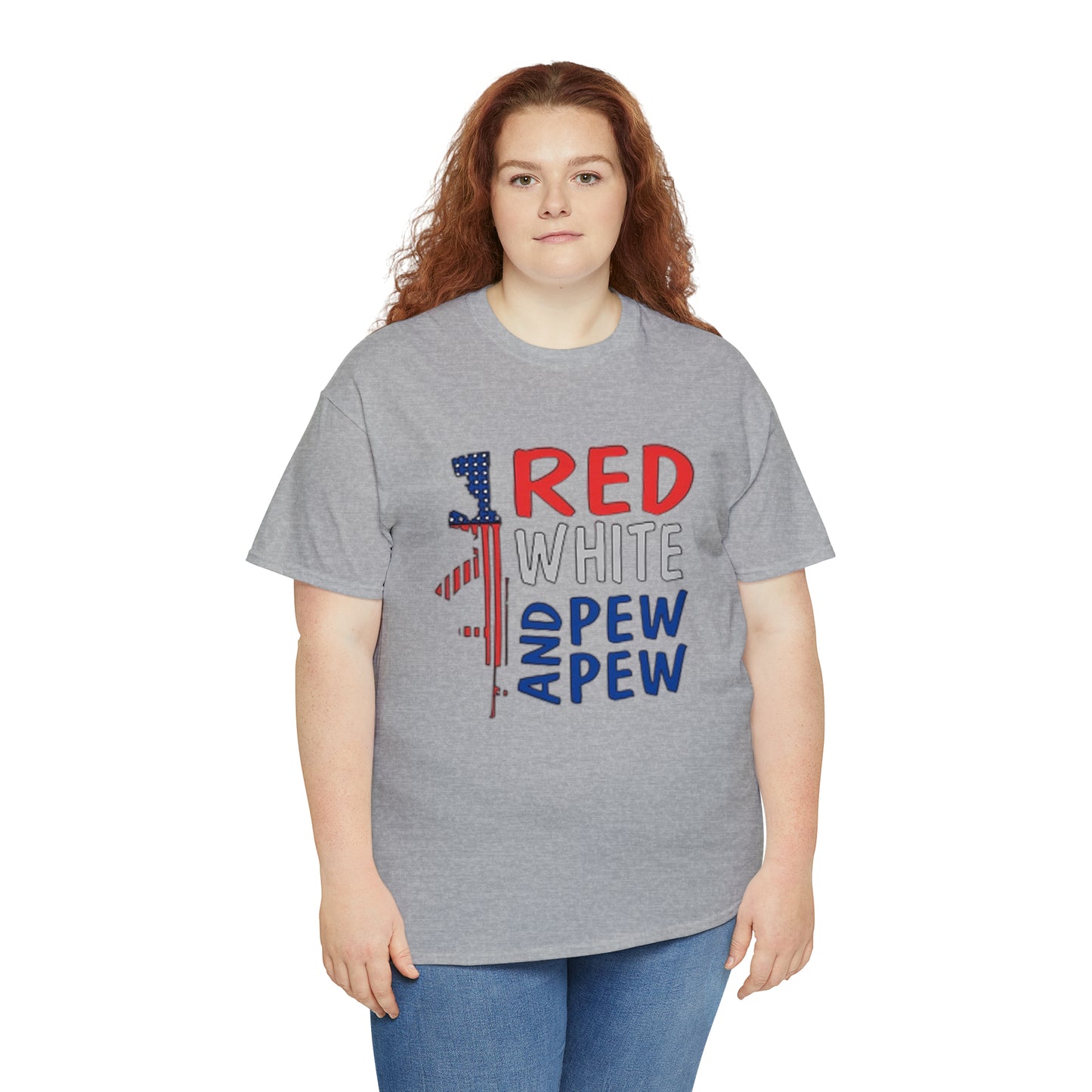 Red, White, and Pew Pew Pew Tee