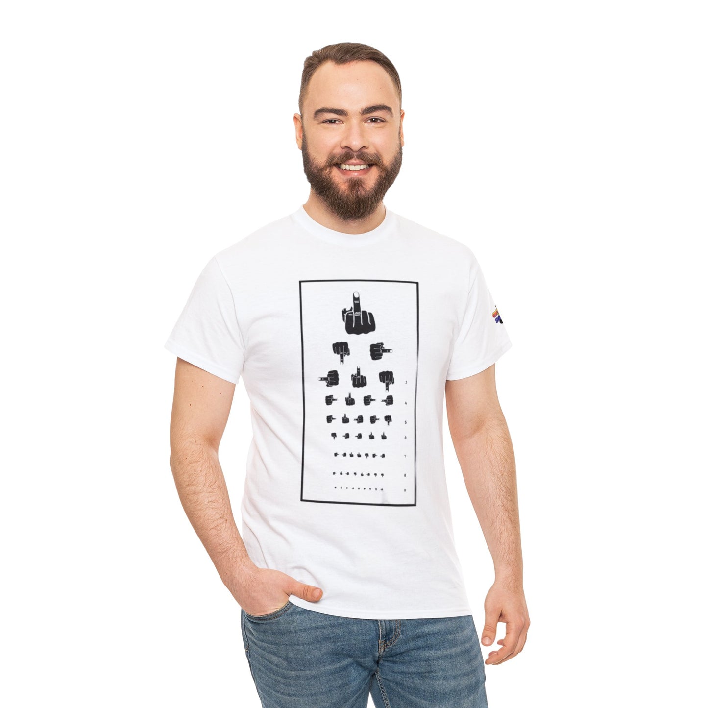 Eye Chart Tee Printify