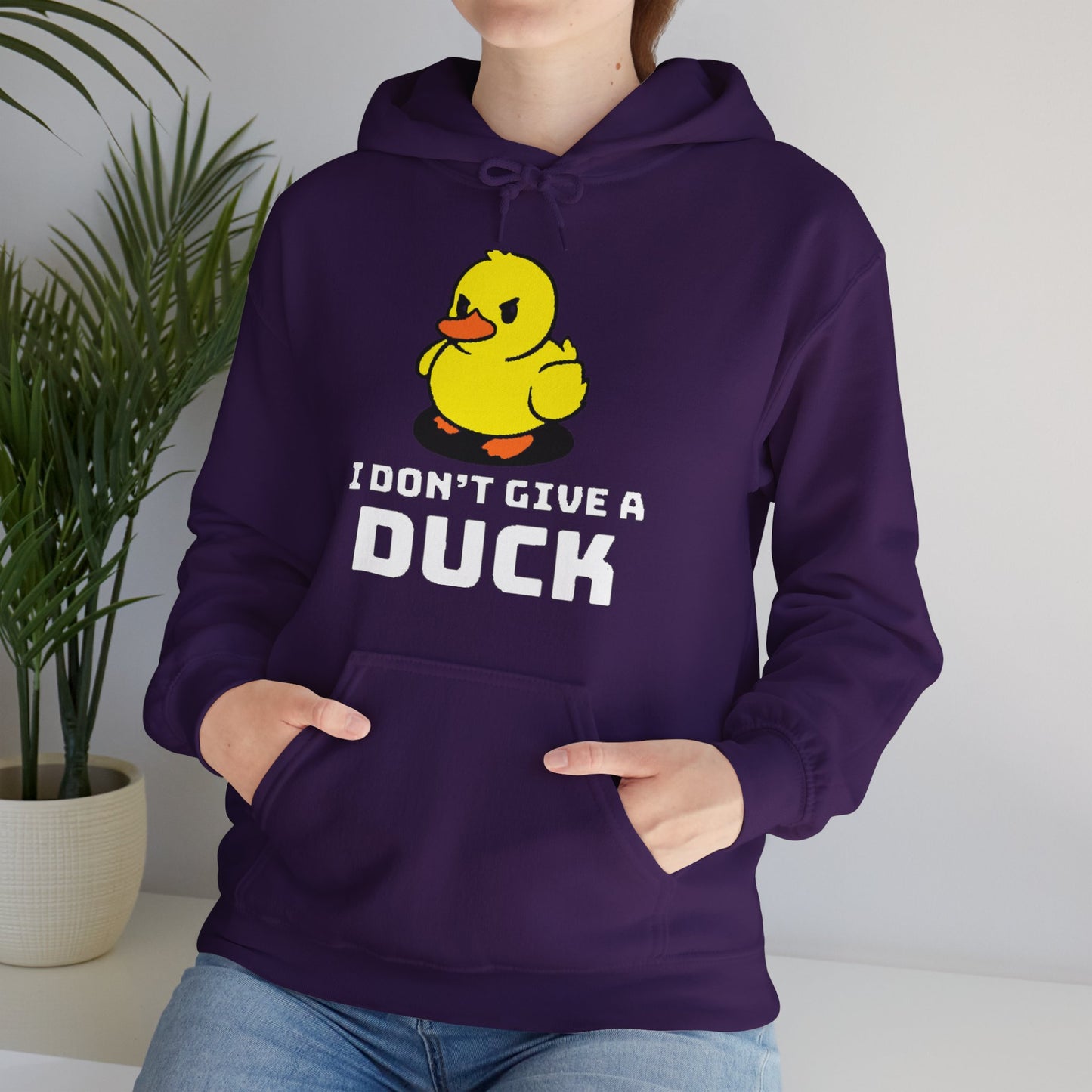 Duck Hooded Sweatshirt Printify