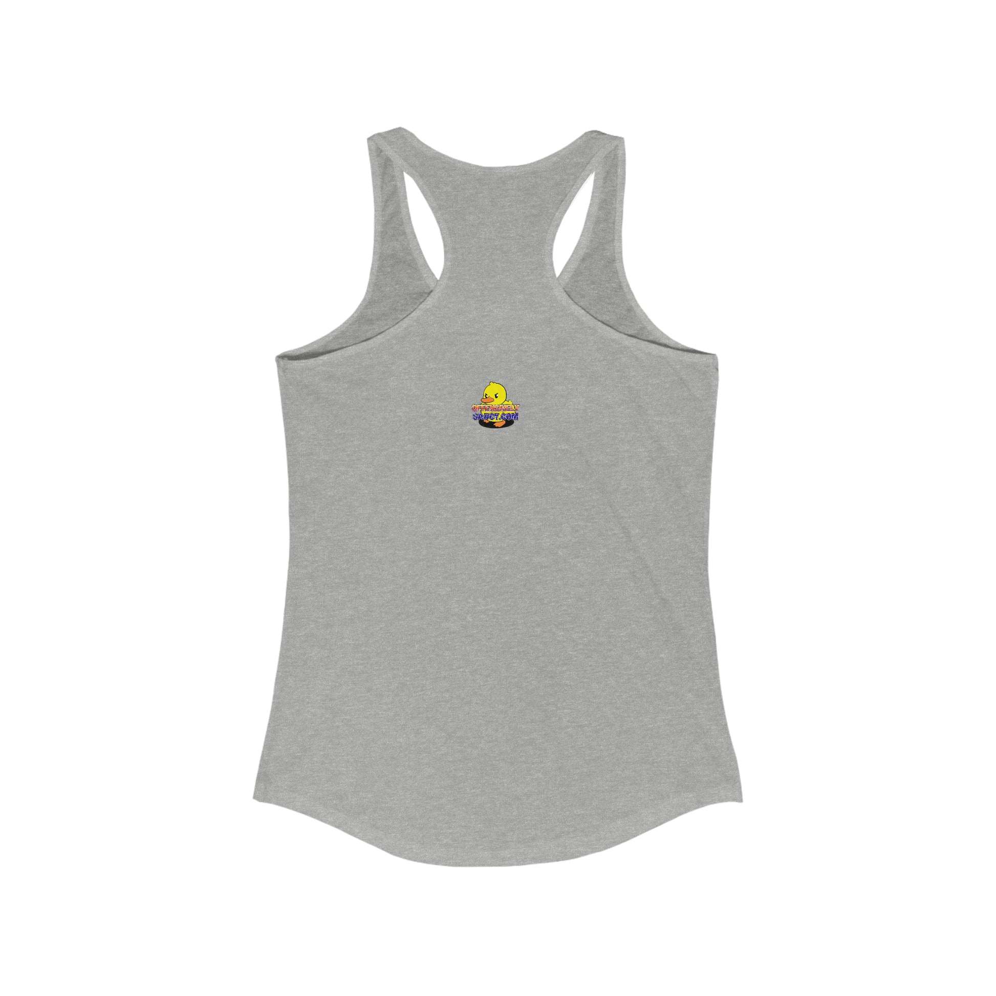 Curvy Racerback Tank Printify