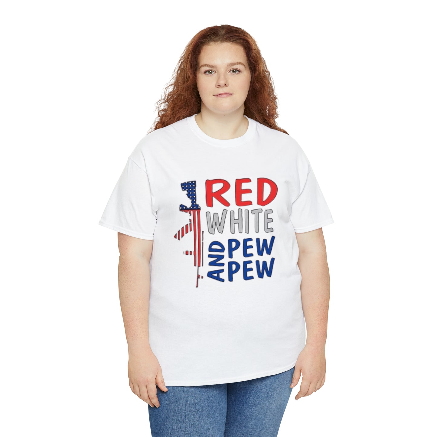 Red, White, and Pew Pew Pew Tee