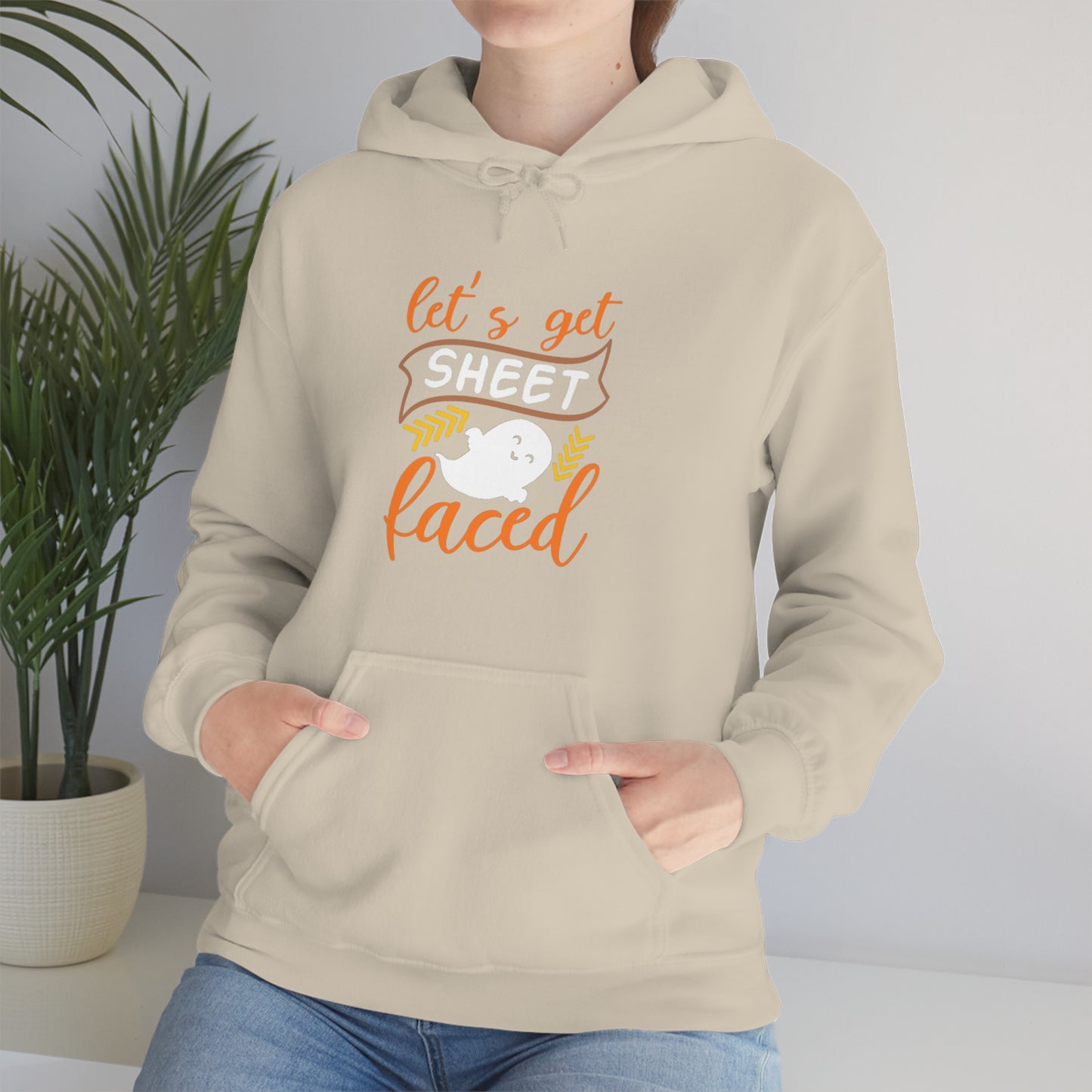 Let's Get Sheet Faced Hooded Sweatshirt