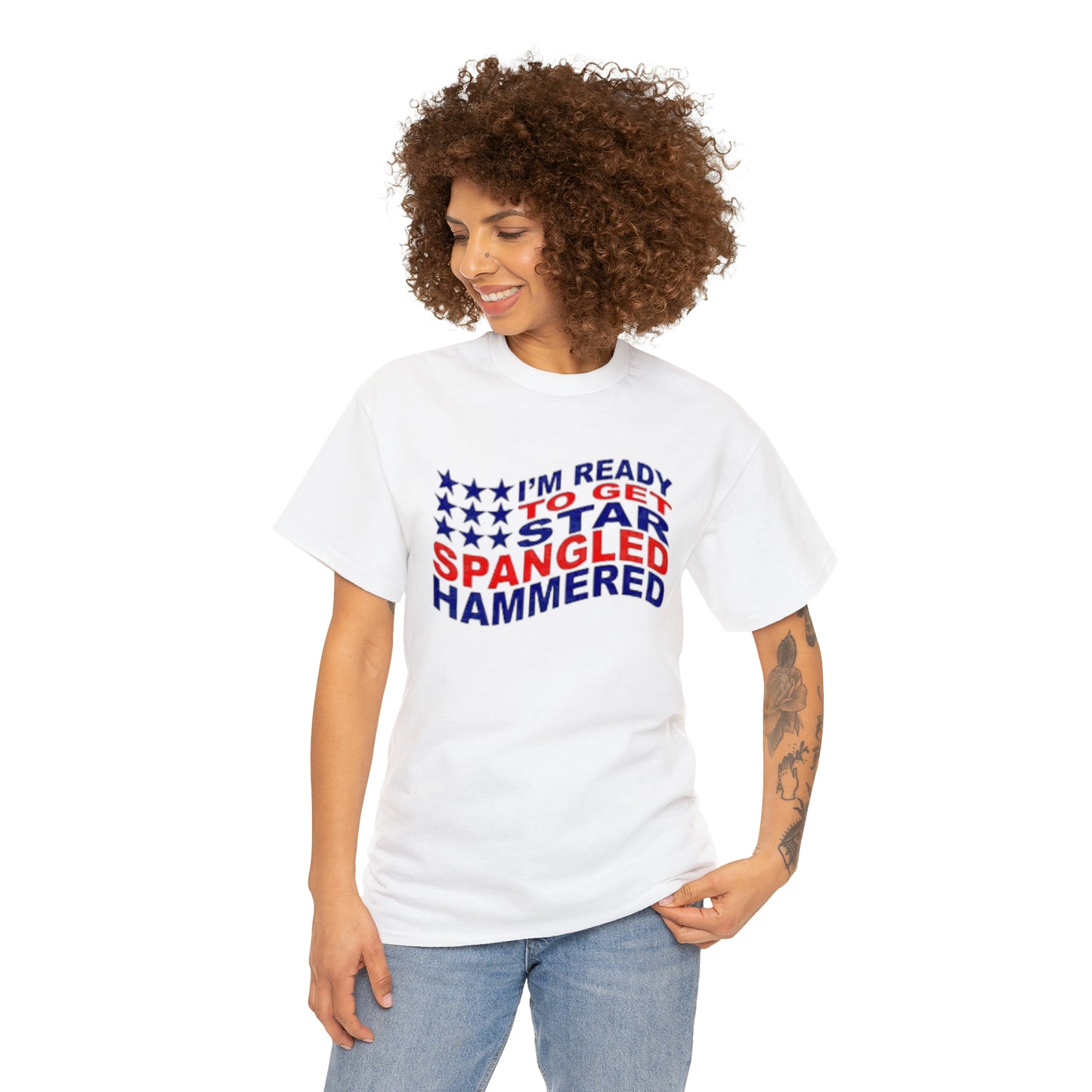 Star-Spangled Hammered Tee