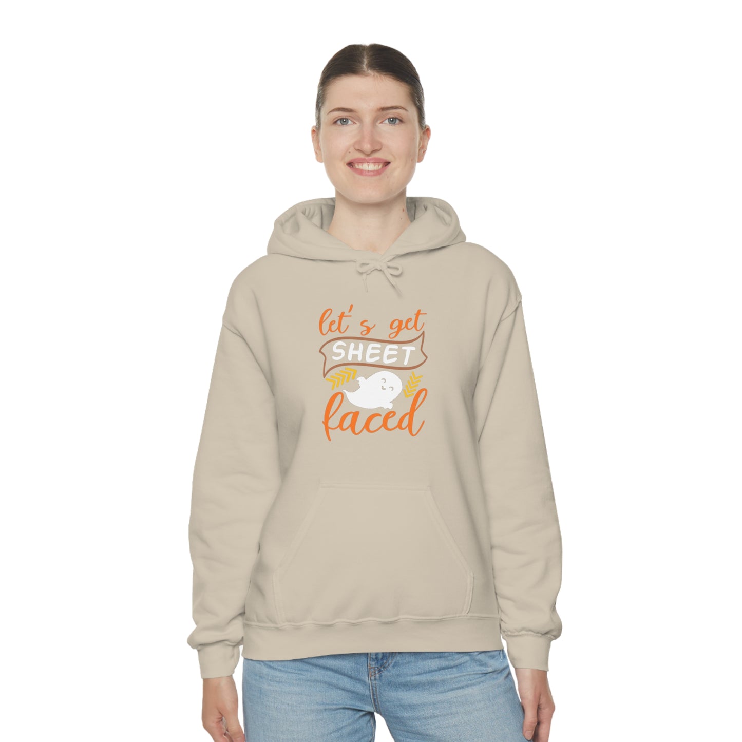 Let's Get Sheet Faced Hooded Sweatshirt