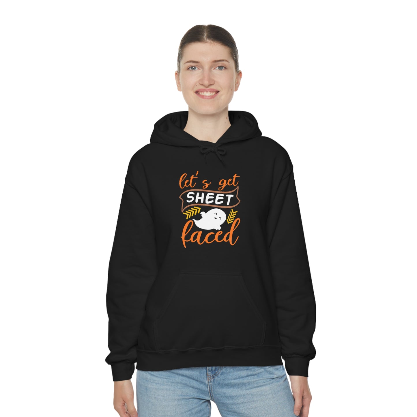 Let's Get Sheet Faced Hooded Sweatshirt