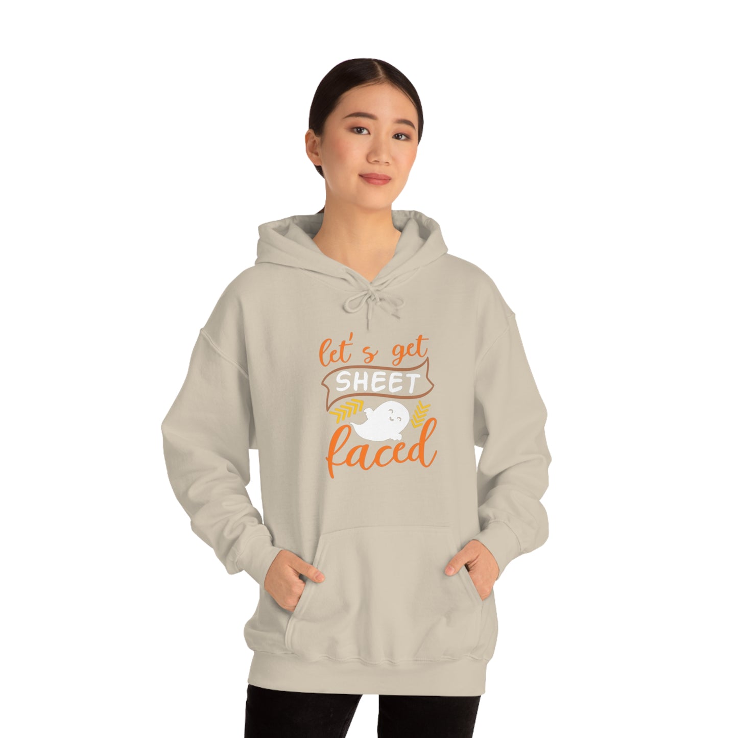 Let's Get Sheet Faced Hooded Sweatshirt