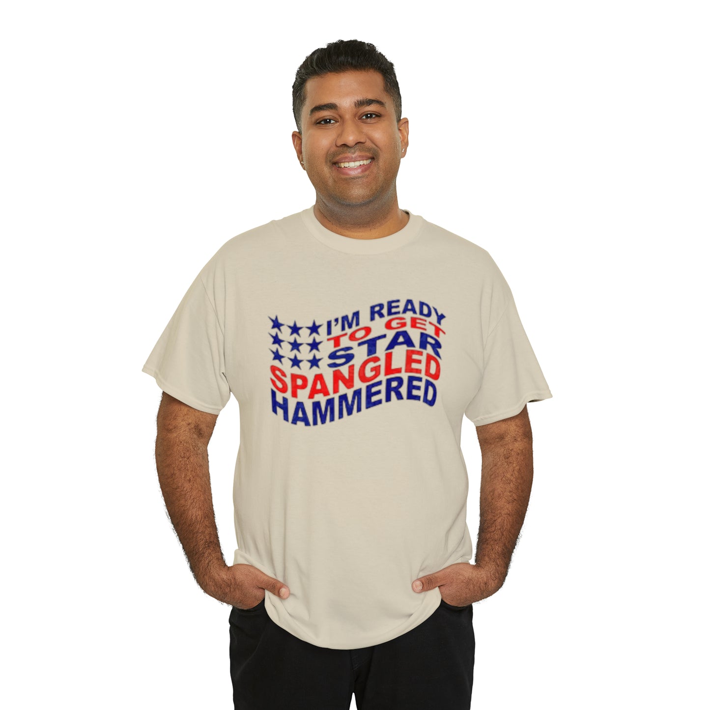 Star-Spangled Hammered Tee