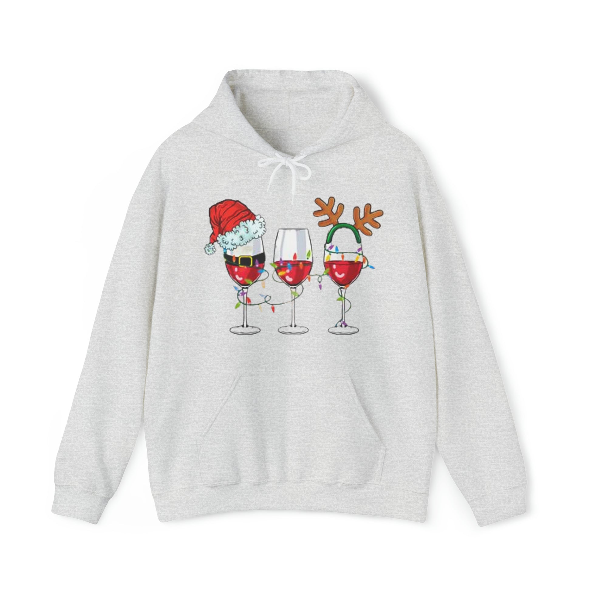 Wine Glasses™ Hooded Sweatshirt Printify