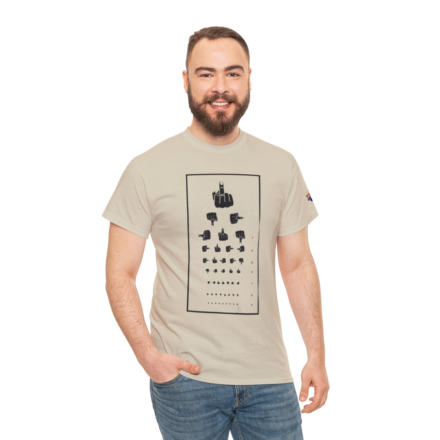 Eye Chart Tee Printify