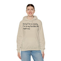 Terrible 50s Hooded Sweatshirt Printify