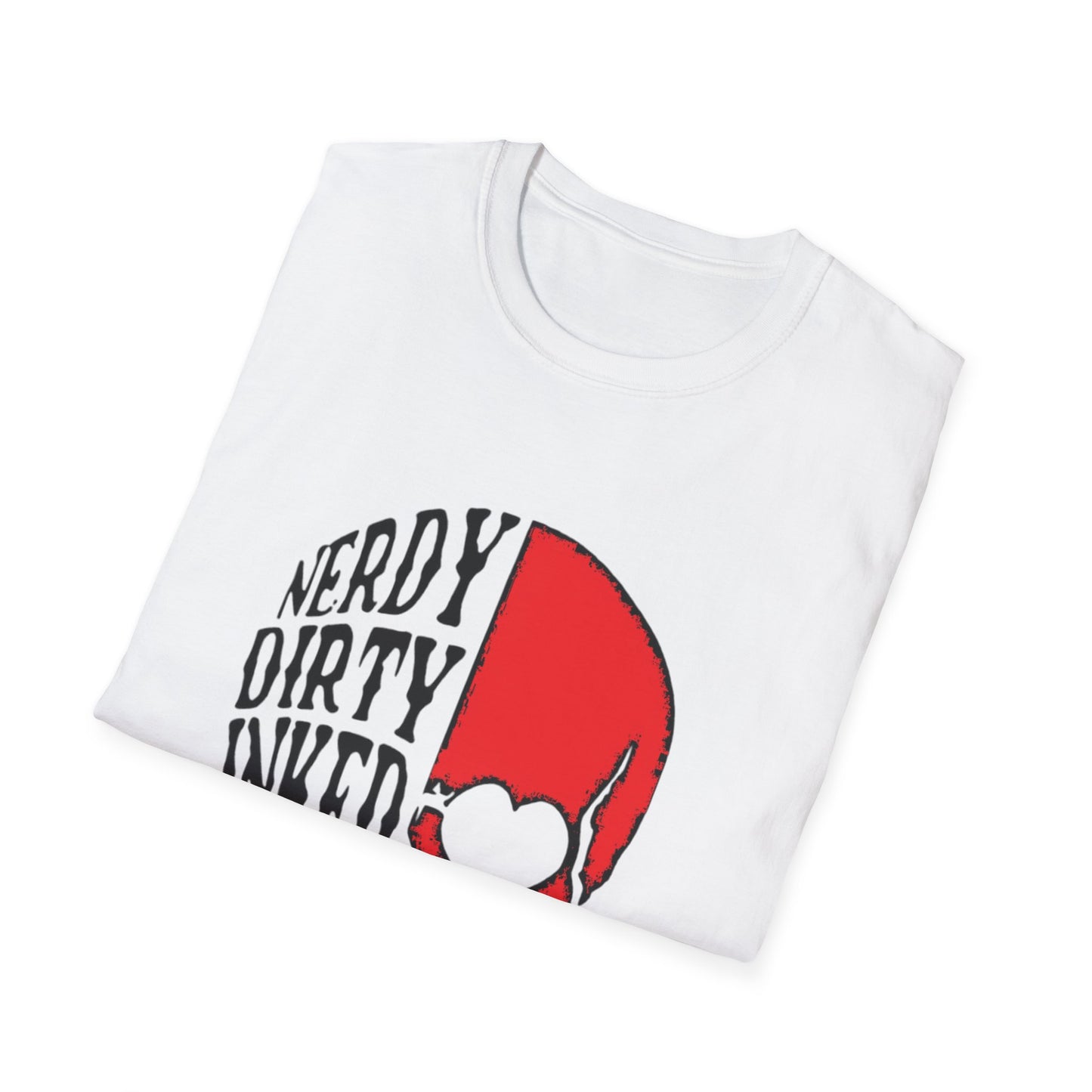 Nerdy, Dirty, Inked, and Curvy  T-Shirt Printify