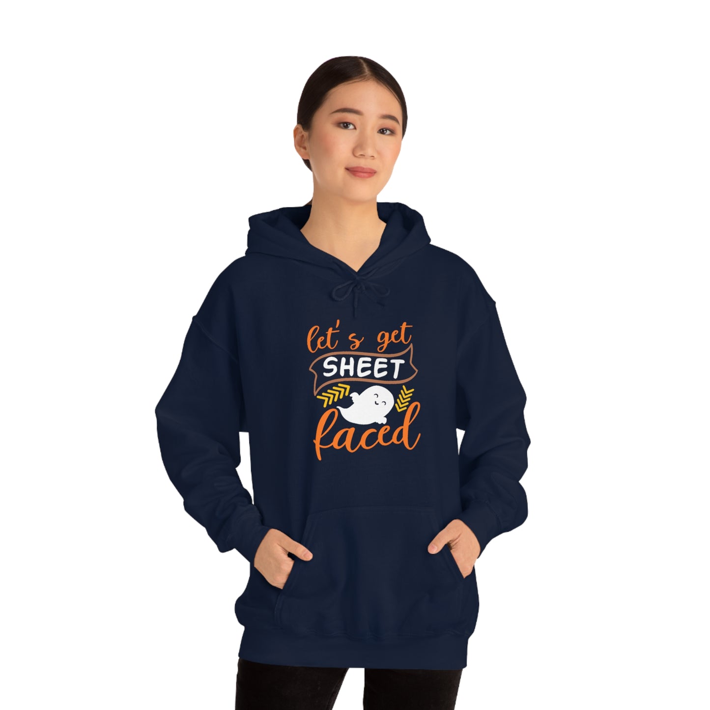 Let's Get Sheet Faced Hooded Sweatshirt