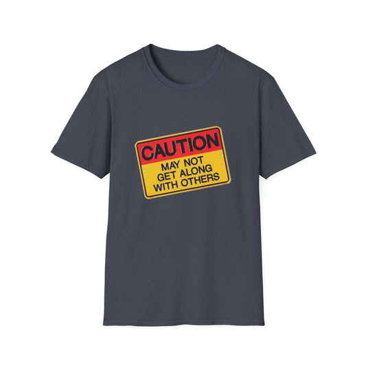 Caution T-Shirt Printify