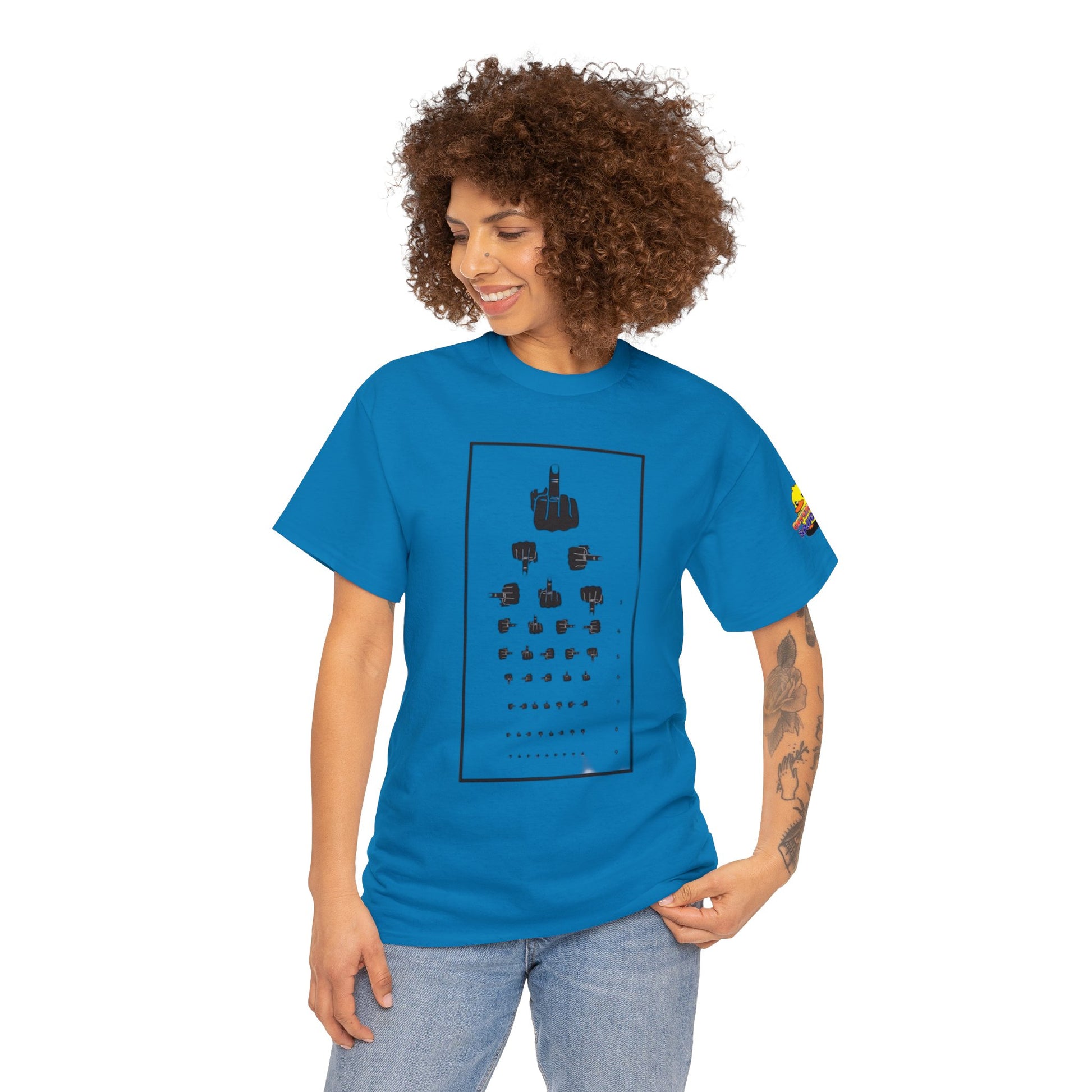 Eye Chart Tee Printify