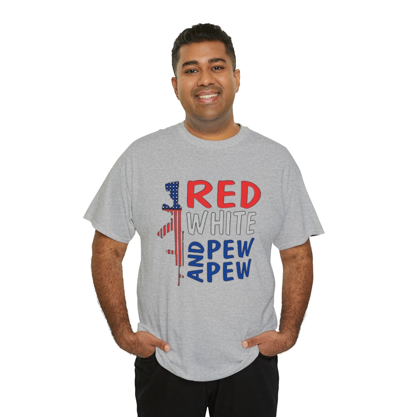 Red, White, and Pew Pew Pew Tee