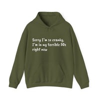 Terrible 50s Hooded Sweatshirt Printify